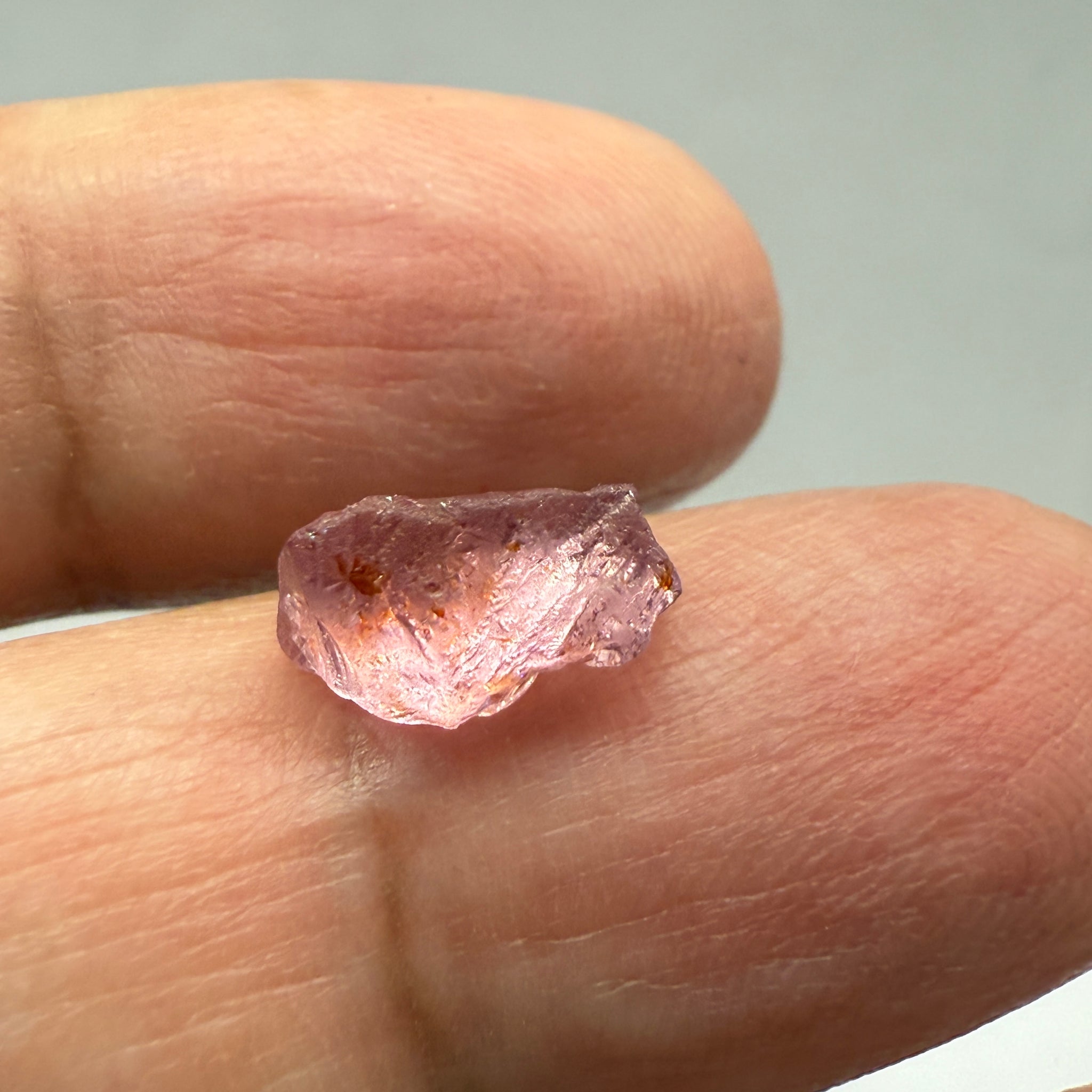 Mahenge Spinel, 2.98ct, Mahenge, Tanzania, Untreated Unheated. Tiny crack coming in from the side, you may have to cut it with the crack, see photos for the exact location