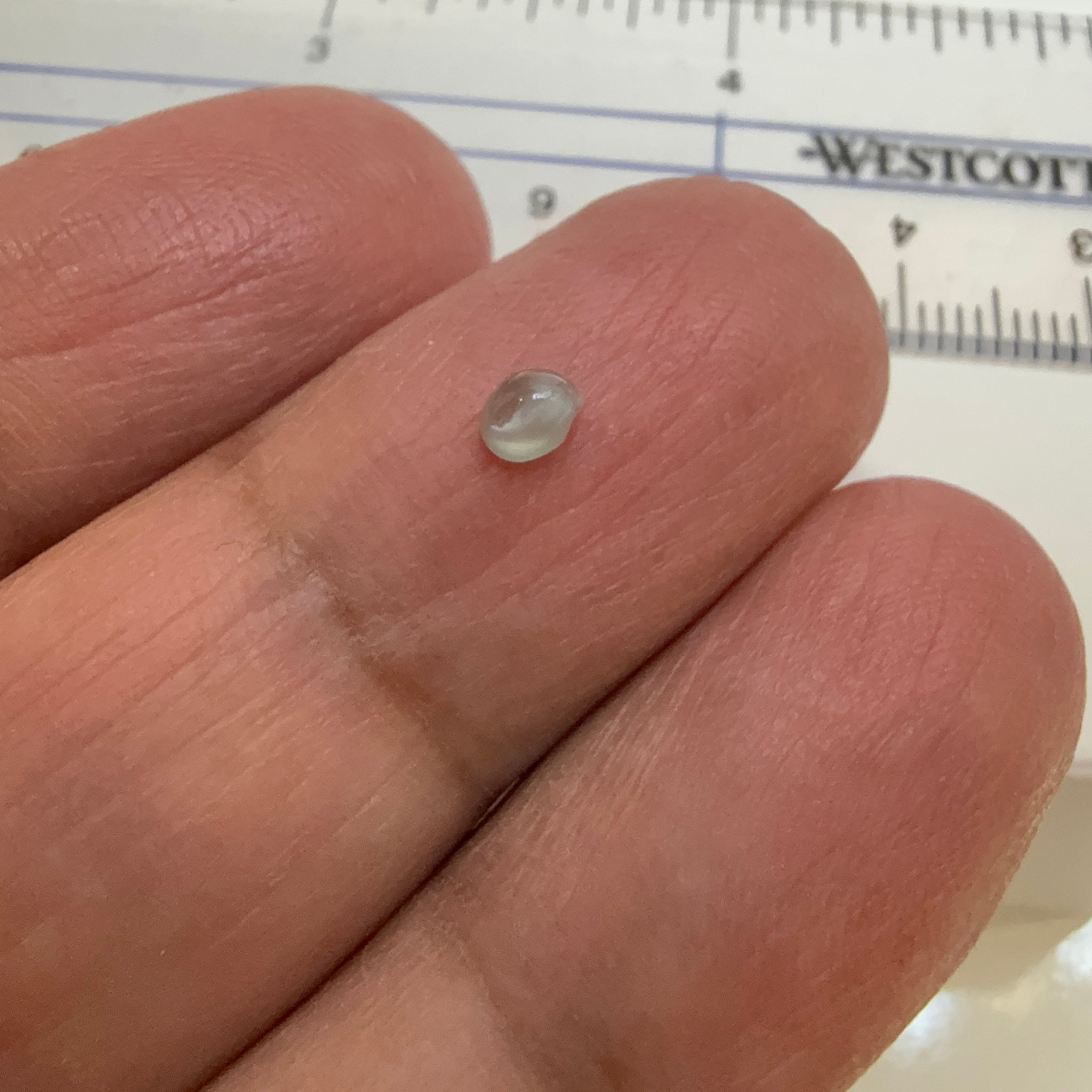 Cats-Eye Alexandrite, slightly chipped at the bottom, see pictures, 0.26ct, Manyara, Tanzania, Untreated Unheated