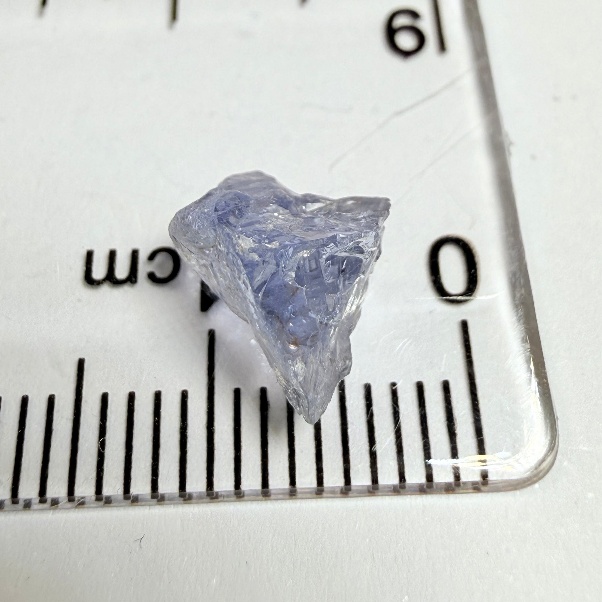 Umba Sapphire, 2.87ct, Umba Valley, Tanzania, Untreated Unheated. Si and complicated shape
