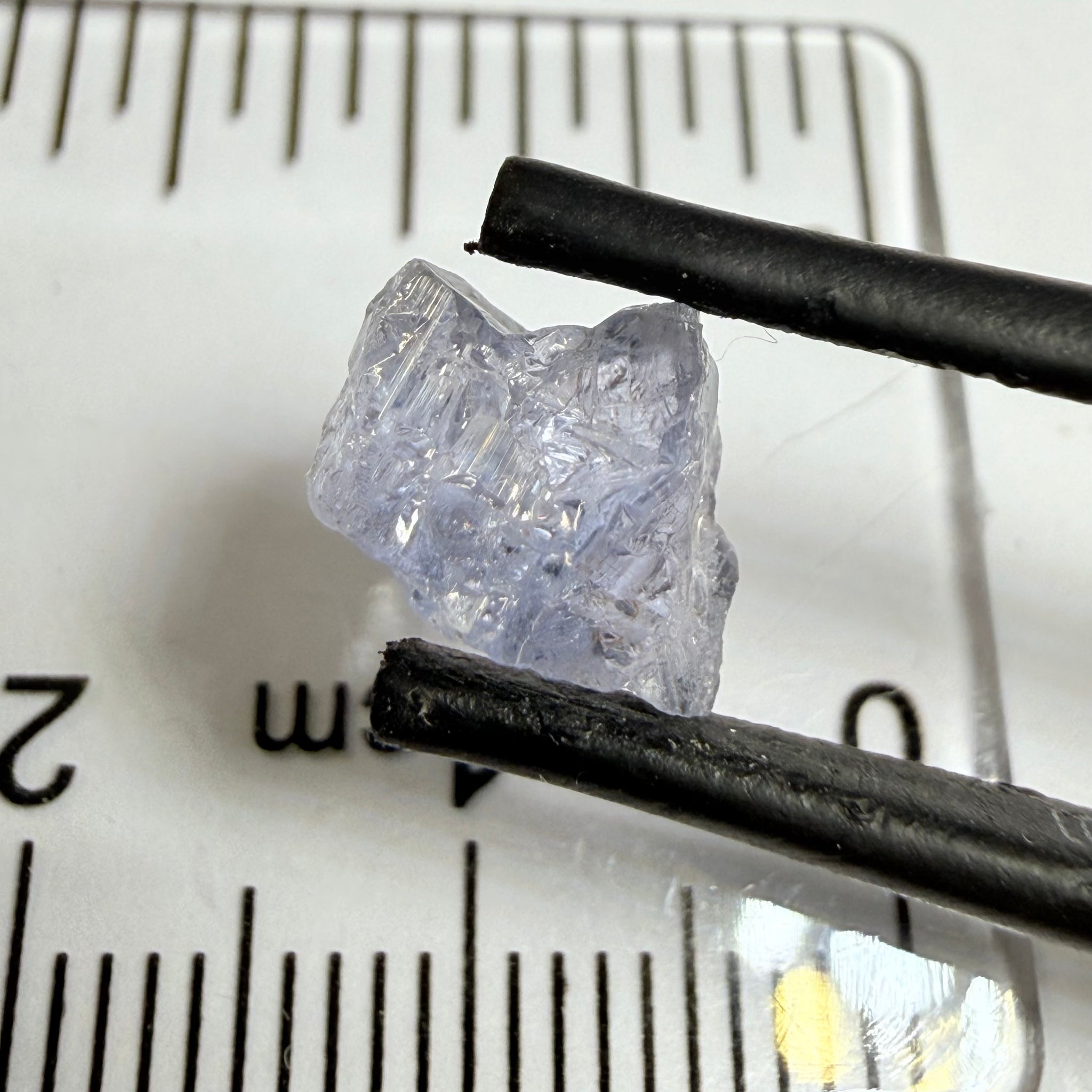 Umba Sapphire, 2.87ct, Umba Valley, Tanzania, Untreated Unheated. Si and complicated shape