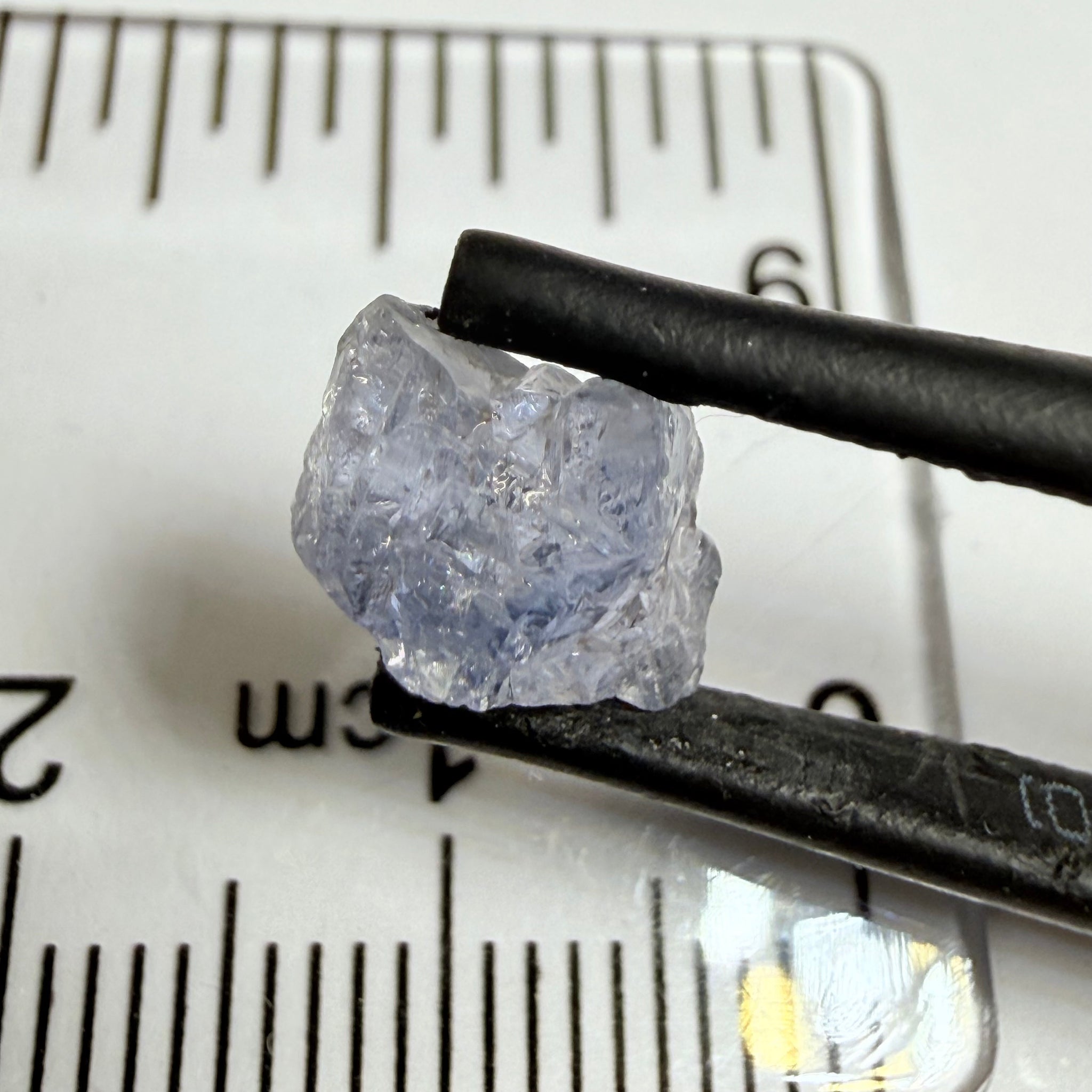 Umba Sapphire, 2.87ct, Umba Valley, Tanzania, Untreated Unheated. Si and complicated shape