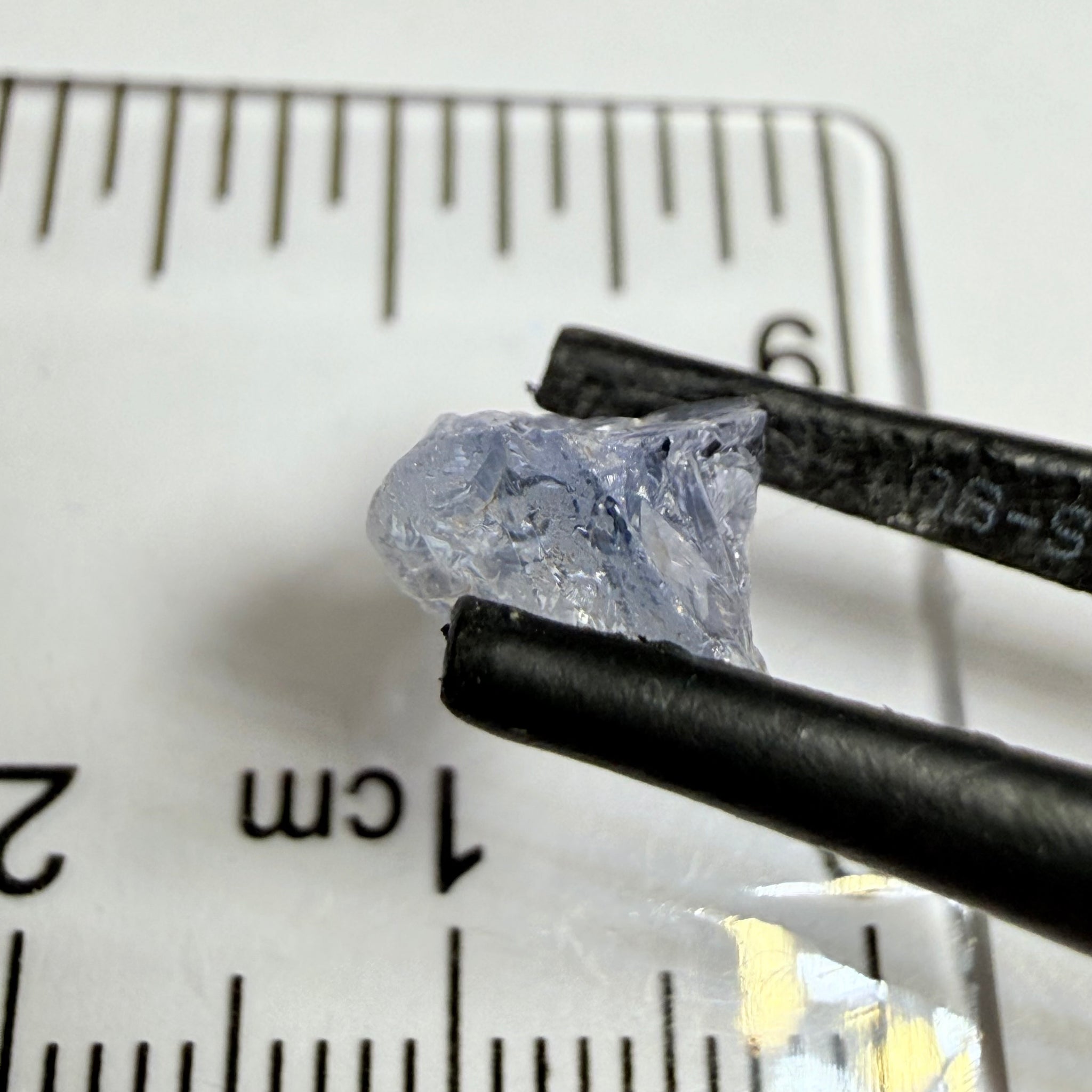 Umba Sapphire, 2.87ct, Umba Valley, Tanzania, Untreated Unheated. Si and complicated shape
