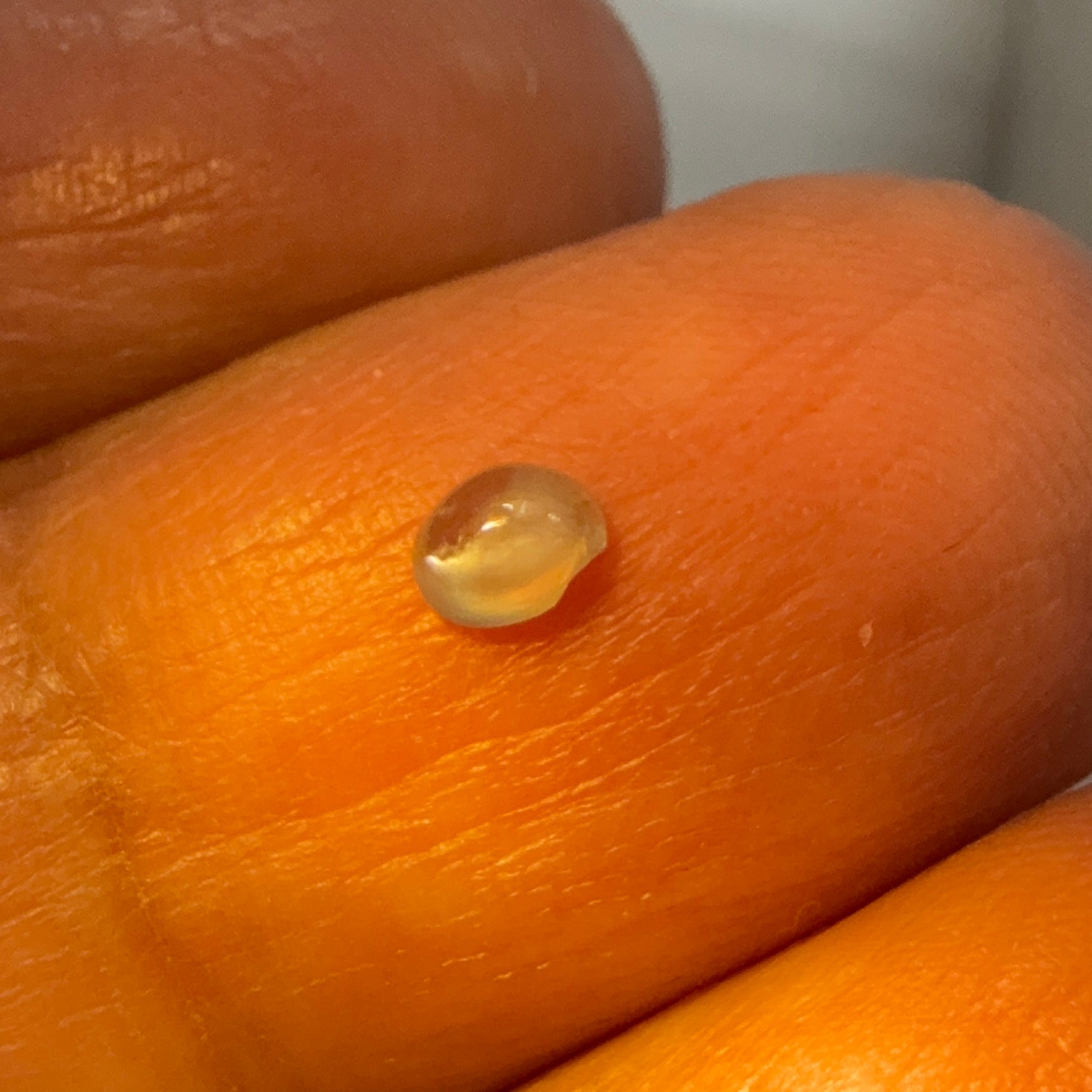 Cats-Eye Alexandrite, slightly chipped at the bottom, see pictures, 0.26ct, Manyara, Tanzania, Untreated Unheated