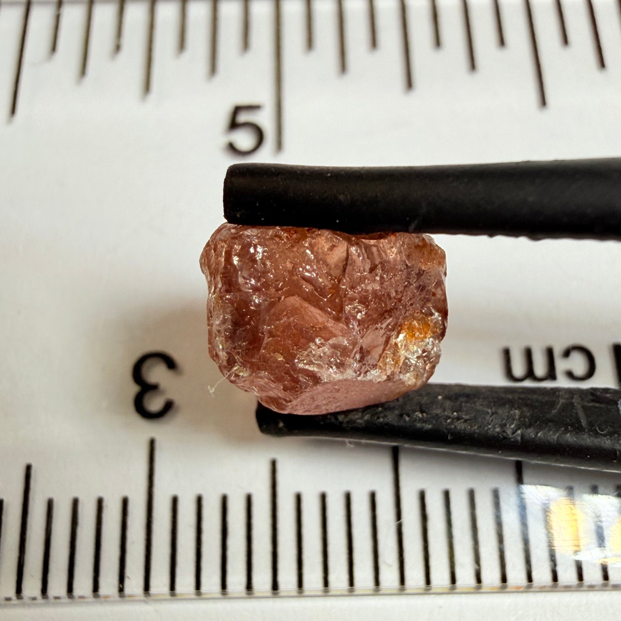 Umba Sapphire, 4.35ct, Umba Valley, Tanzania, Untreated Unheated. Moderate to heavy inclusions, you can facet it with the inclusions