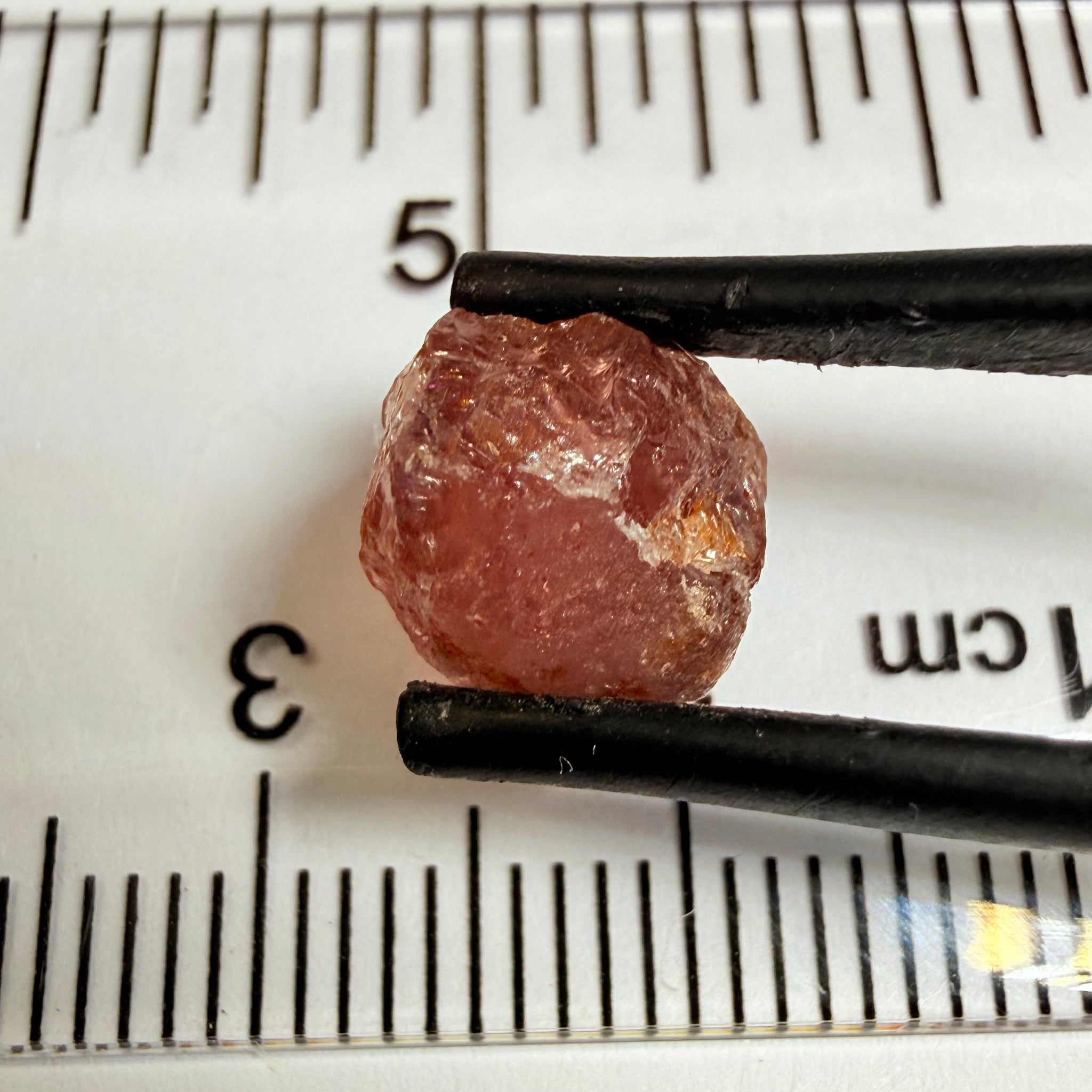 Umba Sapphire, 4.35ct, Umba Valley, Tanzania, Untreated Unheated. Moderate to heavy inclusions, you can facet it with the inclusions
