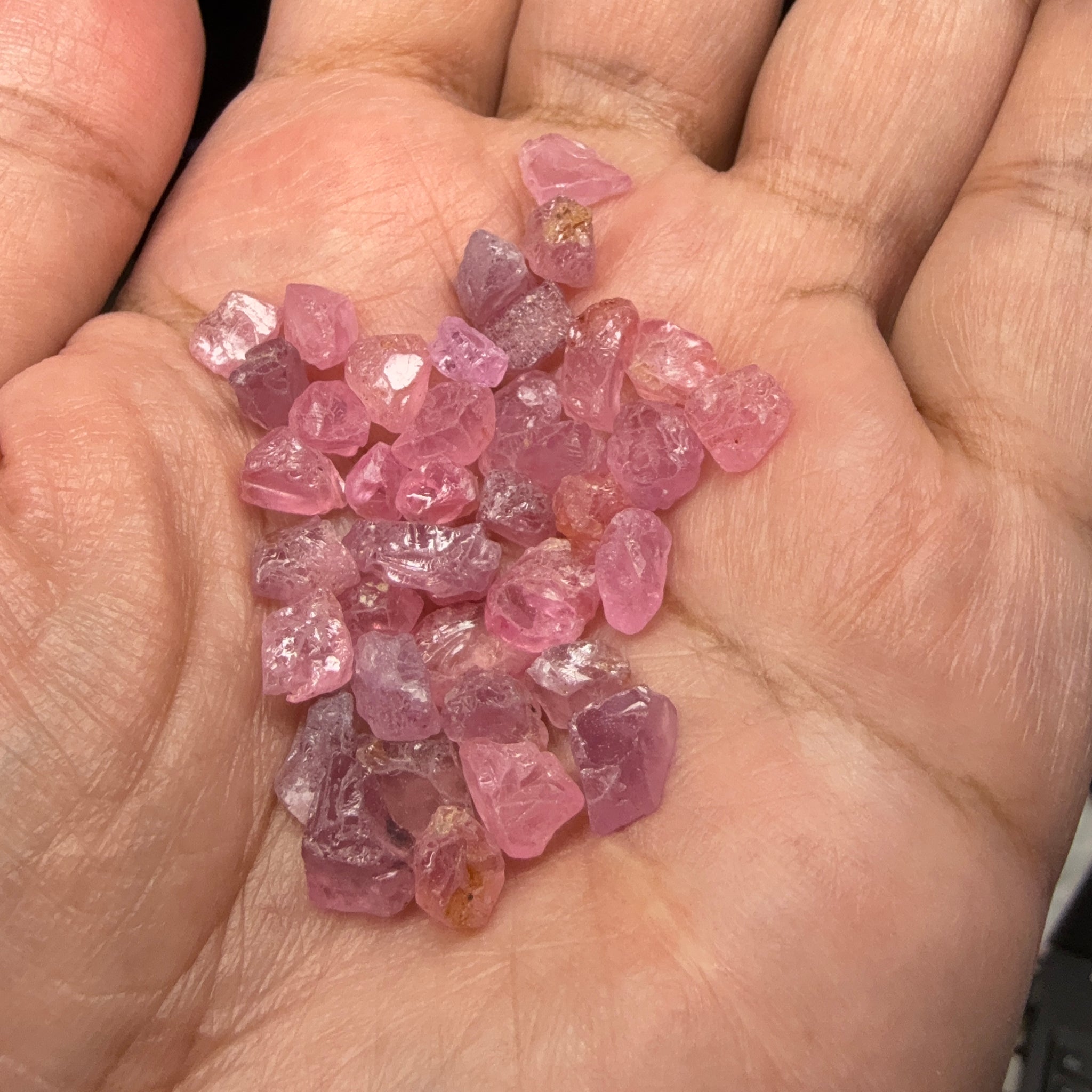 Mozambique Spinel Lot, Baby Pink colour, 68.43ct, Untreated Unheated. All have some inclusions and cracks, but if you want to have a play with them going cheap