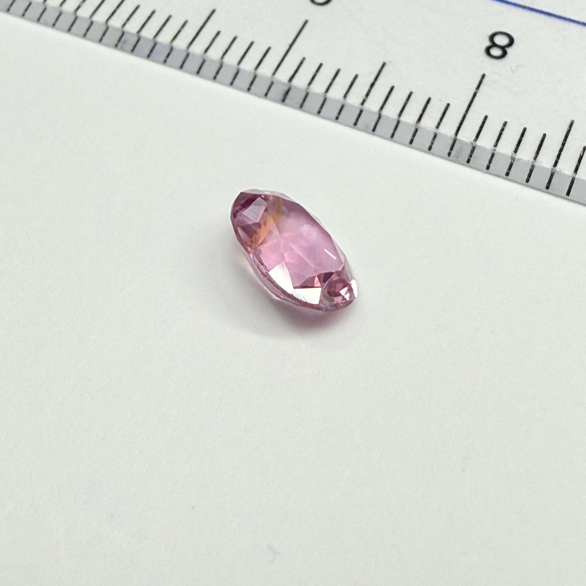 Mahenge Spinel, beautiful RAINBOW forming on the inclusion, 1.03ct, Mahenge, Tanzania, Untreated Unheated