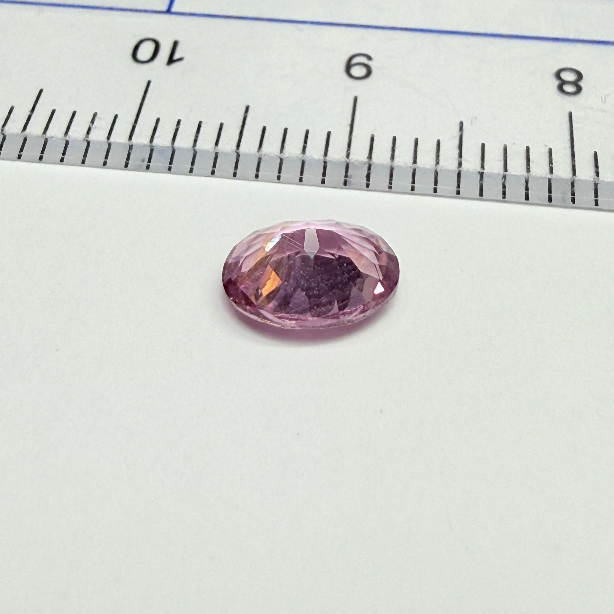 Mahenge Spinel, beautiful RAINBOW forming on the inclusion, 1.03ct, Mahenge, Tanzania, Untreated Unheated