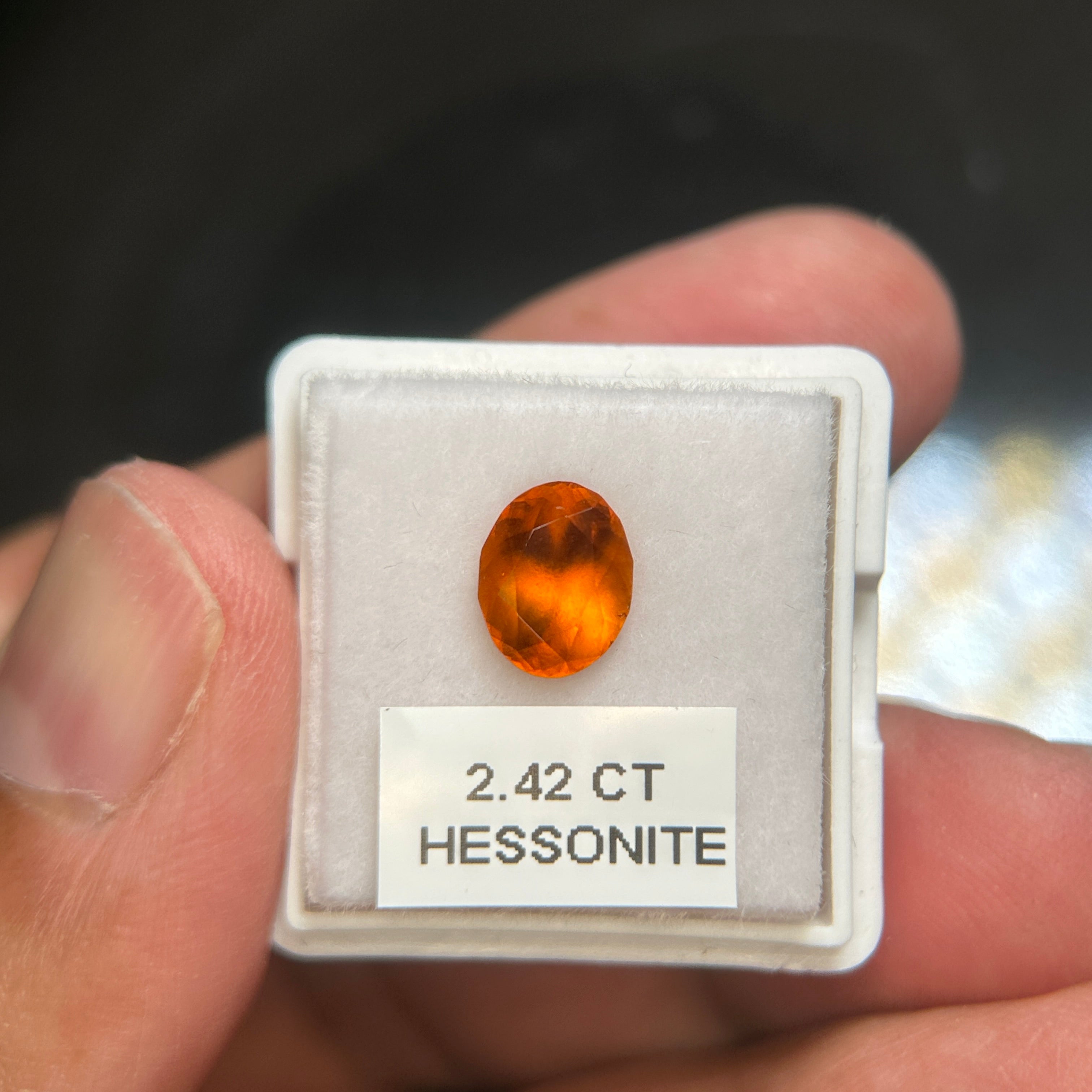 2.42ct Hessonite, Tanzania, Untreated Unheated