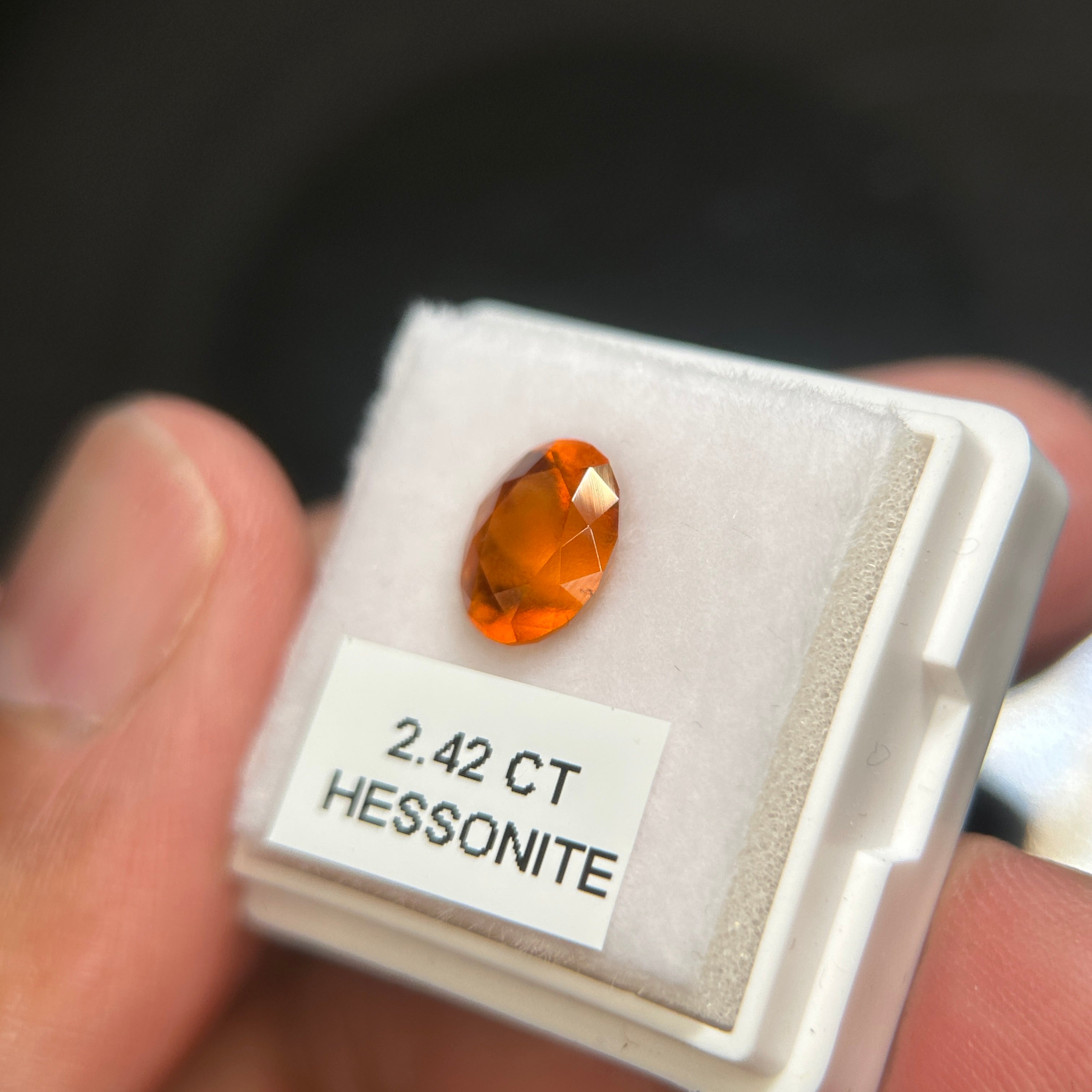 2.42ct Hessonite, Tanzania, Untreated Unheated