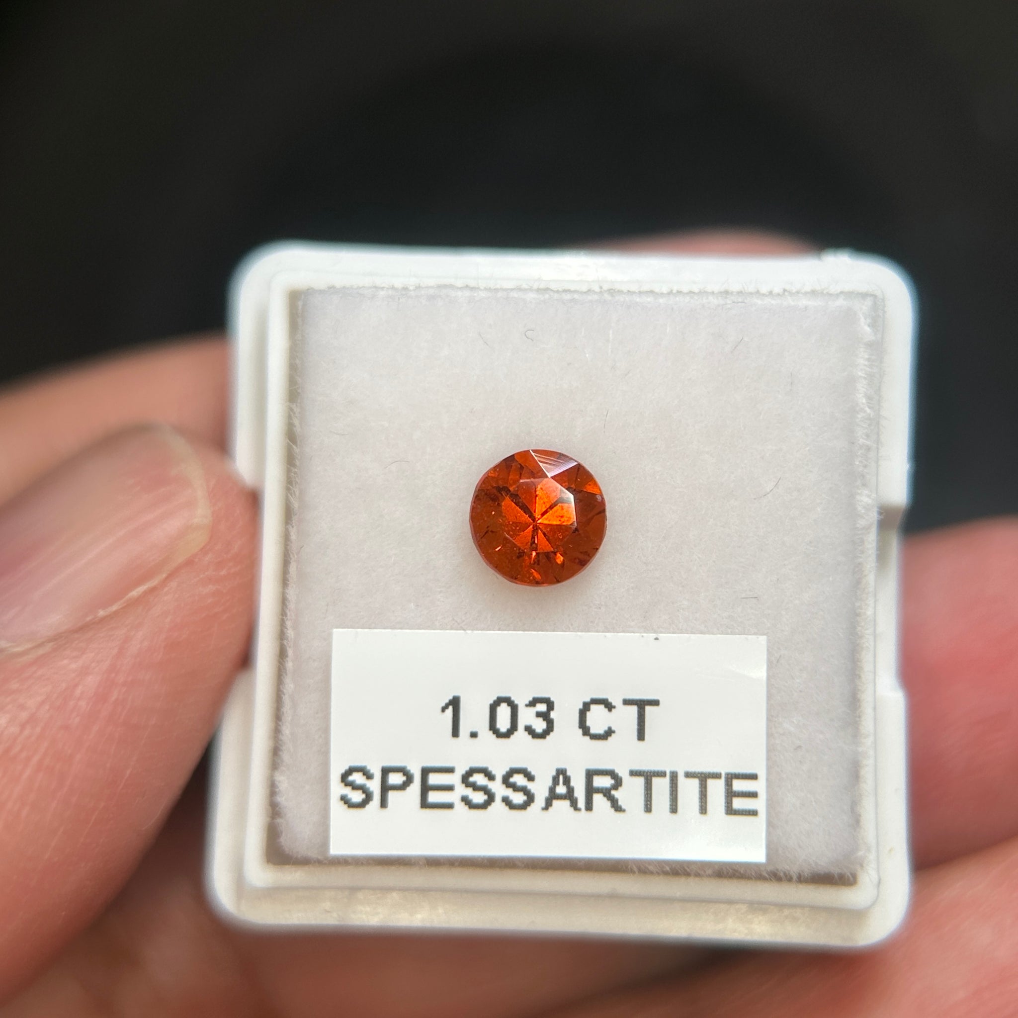 Spessartite, 1.03ct, Tanzania, Untreated Unheated