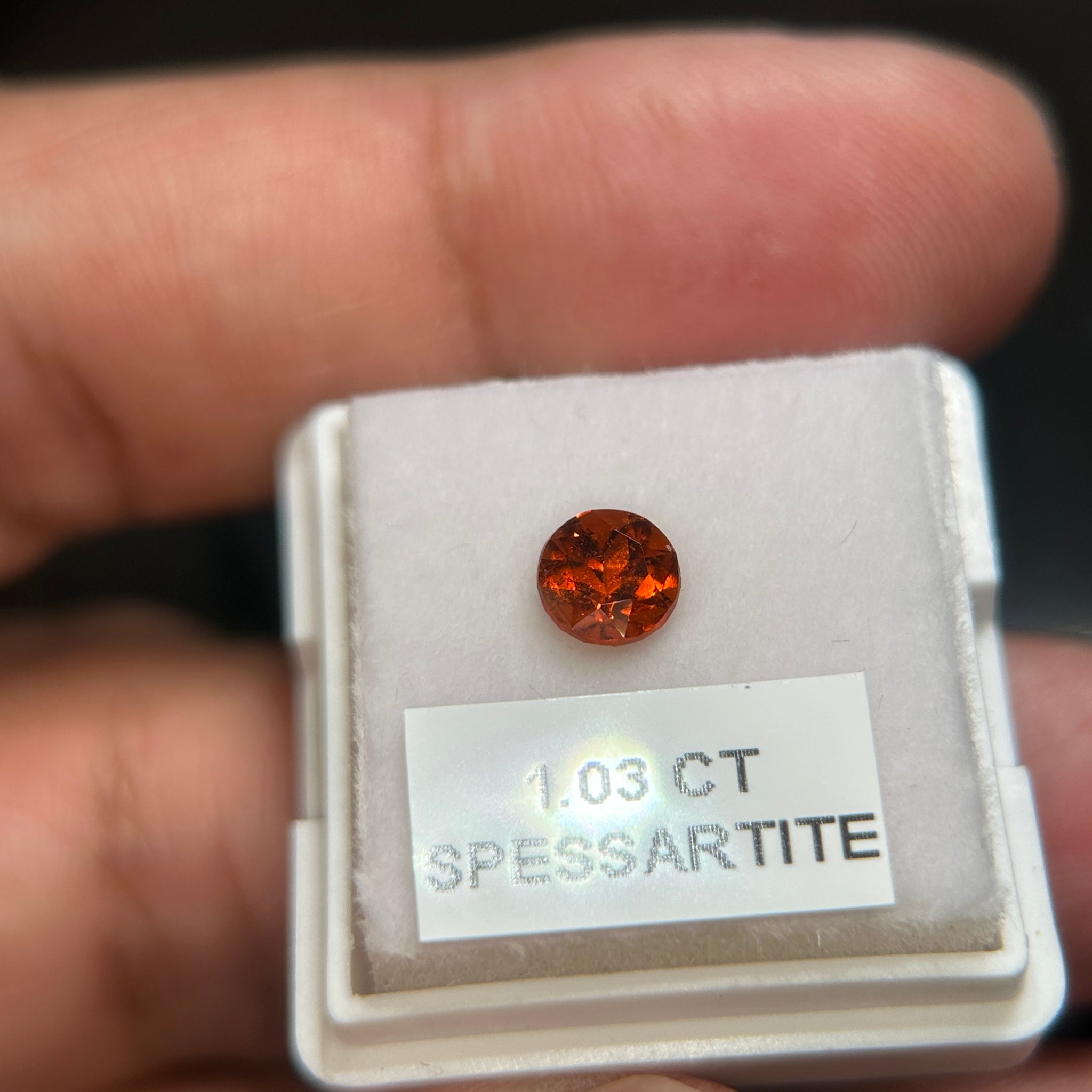 Spessartite, 1.03ct, Tanzania, Untreated Unheated