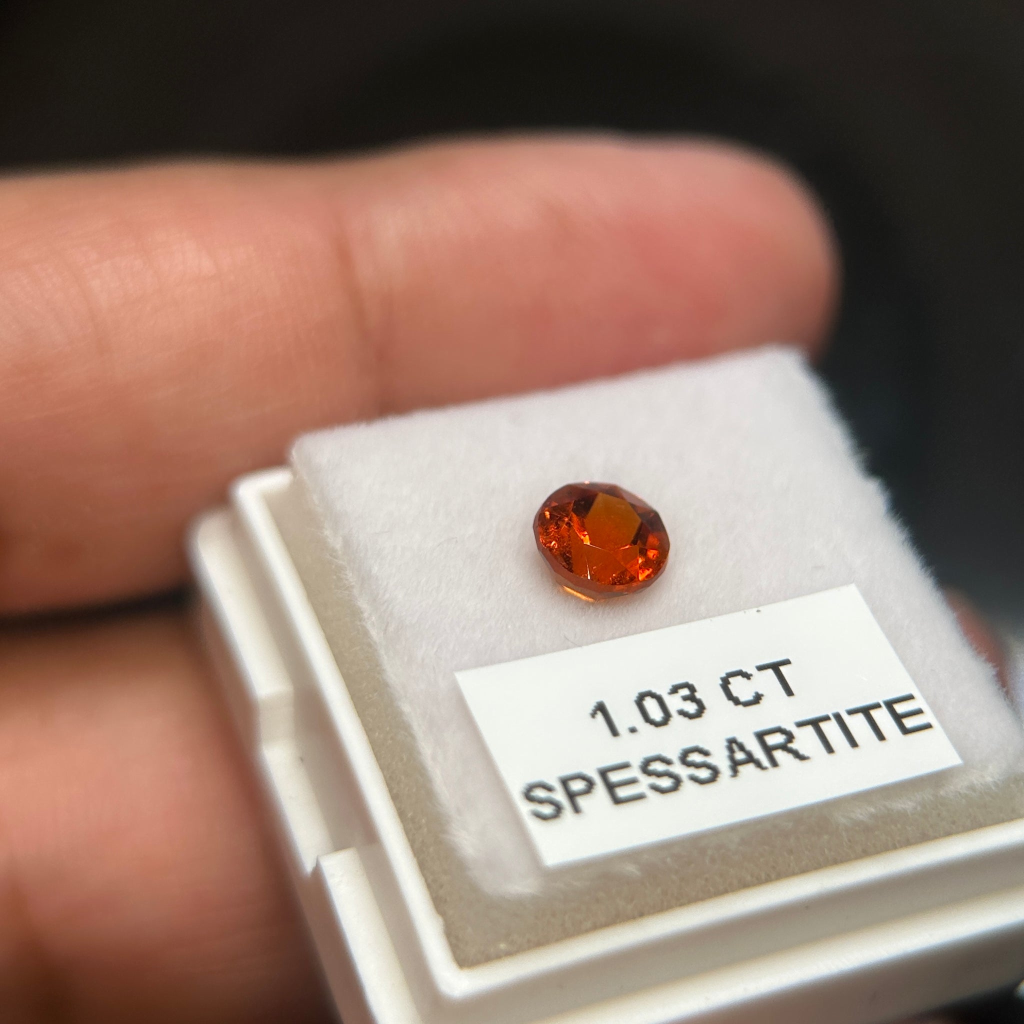 Spessartite, 1.03ct, Tanzania, Untreated Unheated