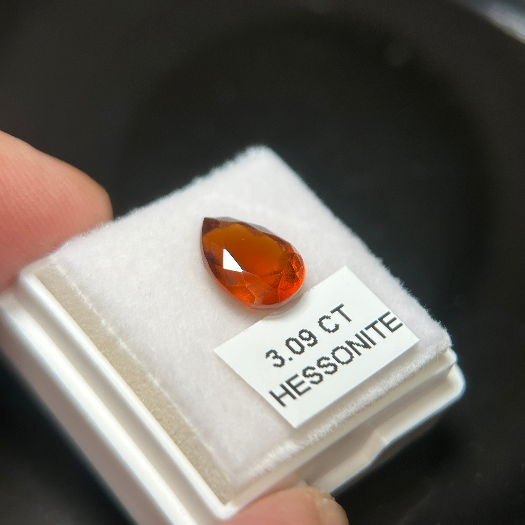 Hessonite, 3.09ct, Tanzania, Untreated Unheated