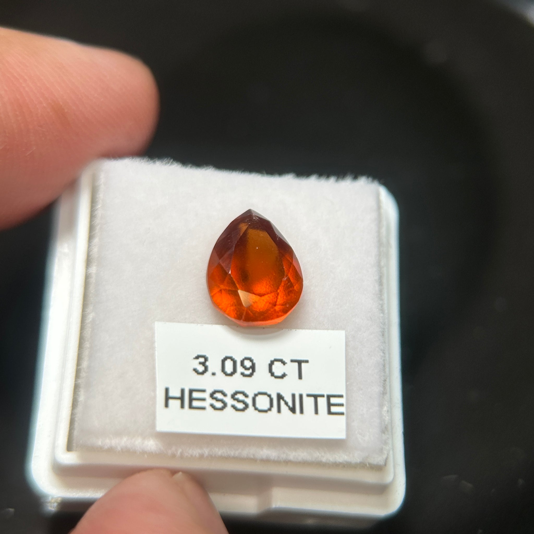 Hessonite, 3.09ct, Tanzania, Untreated Unheated