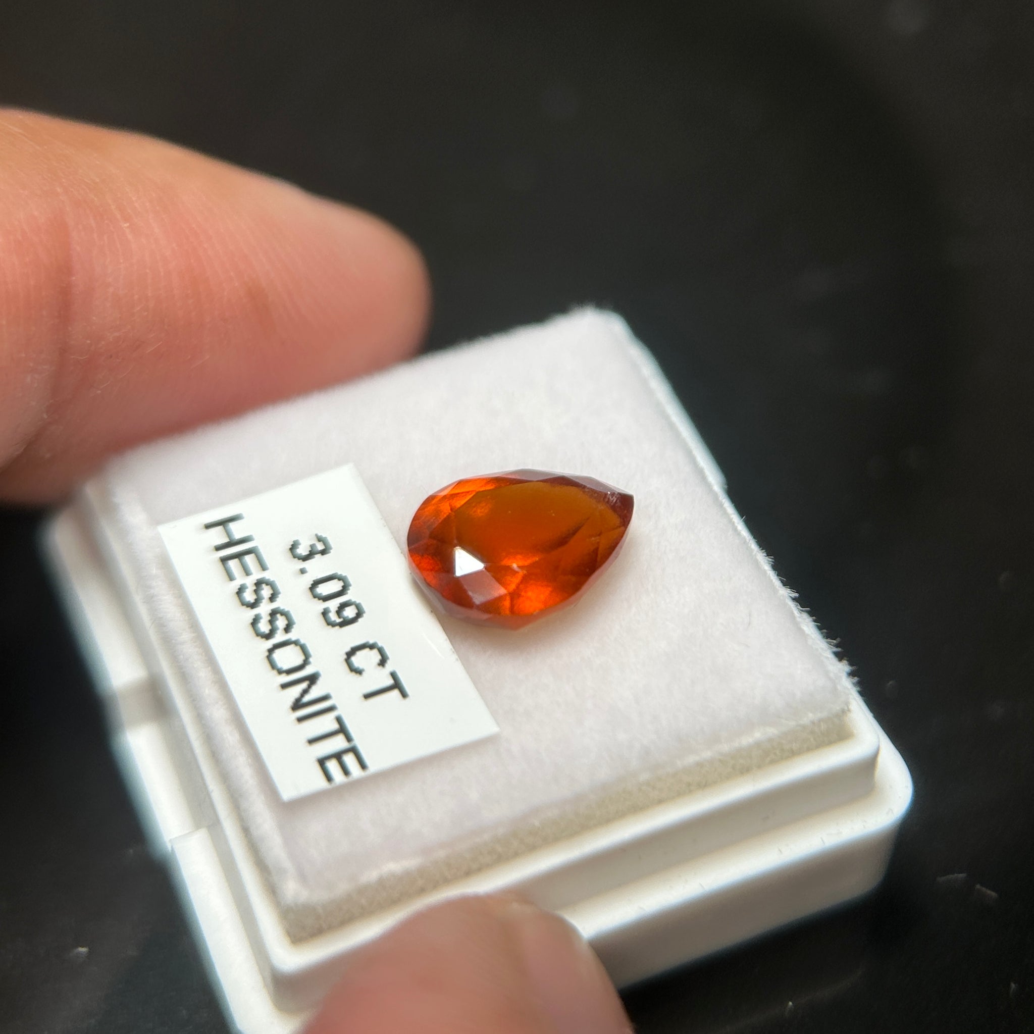 Hessonite, 3.09ct, Tanzania, Untreated Unheated