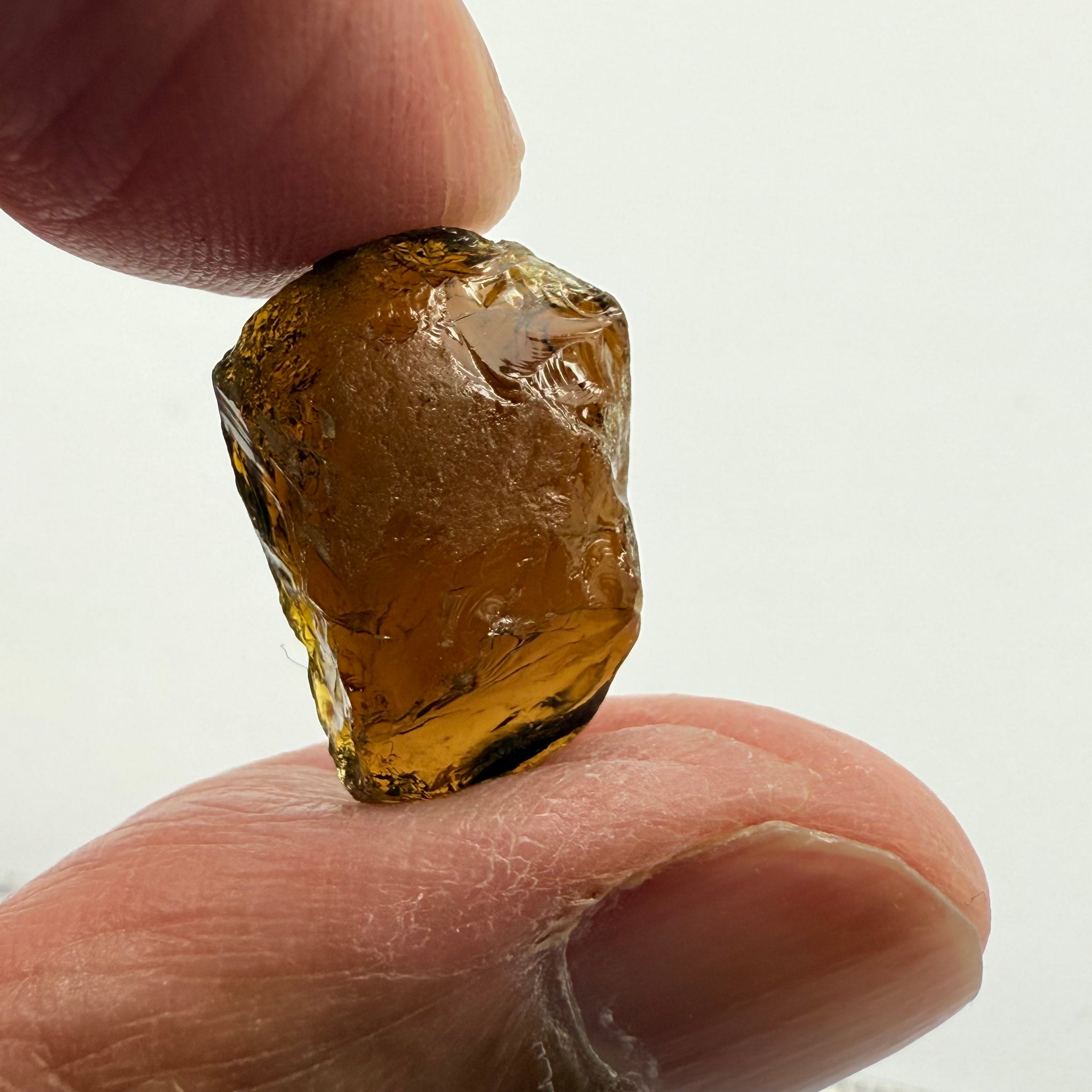 Tanzanian Tourmaline, vvs but dark, 13.14ct, Untreated Unheated, flat shape