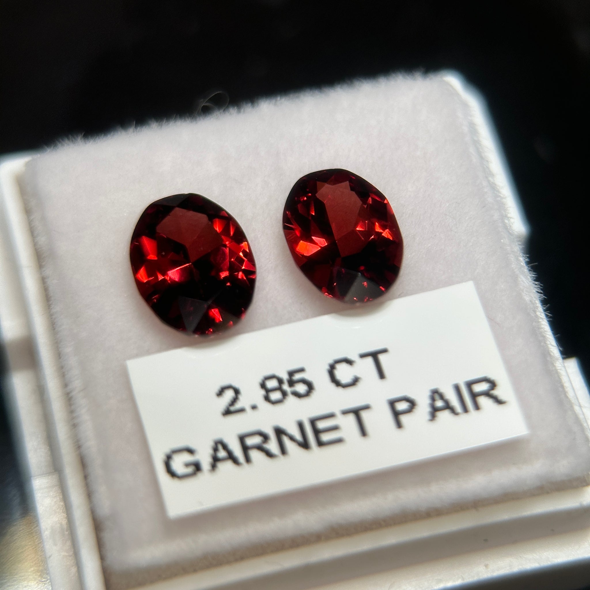 Garnet Pair, 3.61ct, Tanzania, Untreated Unheated