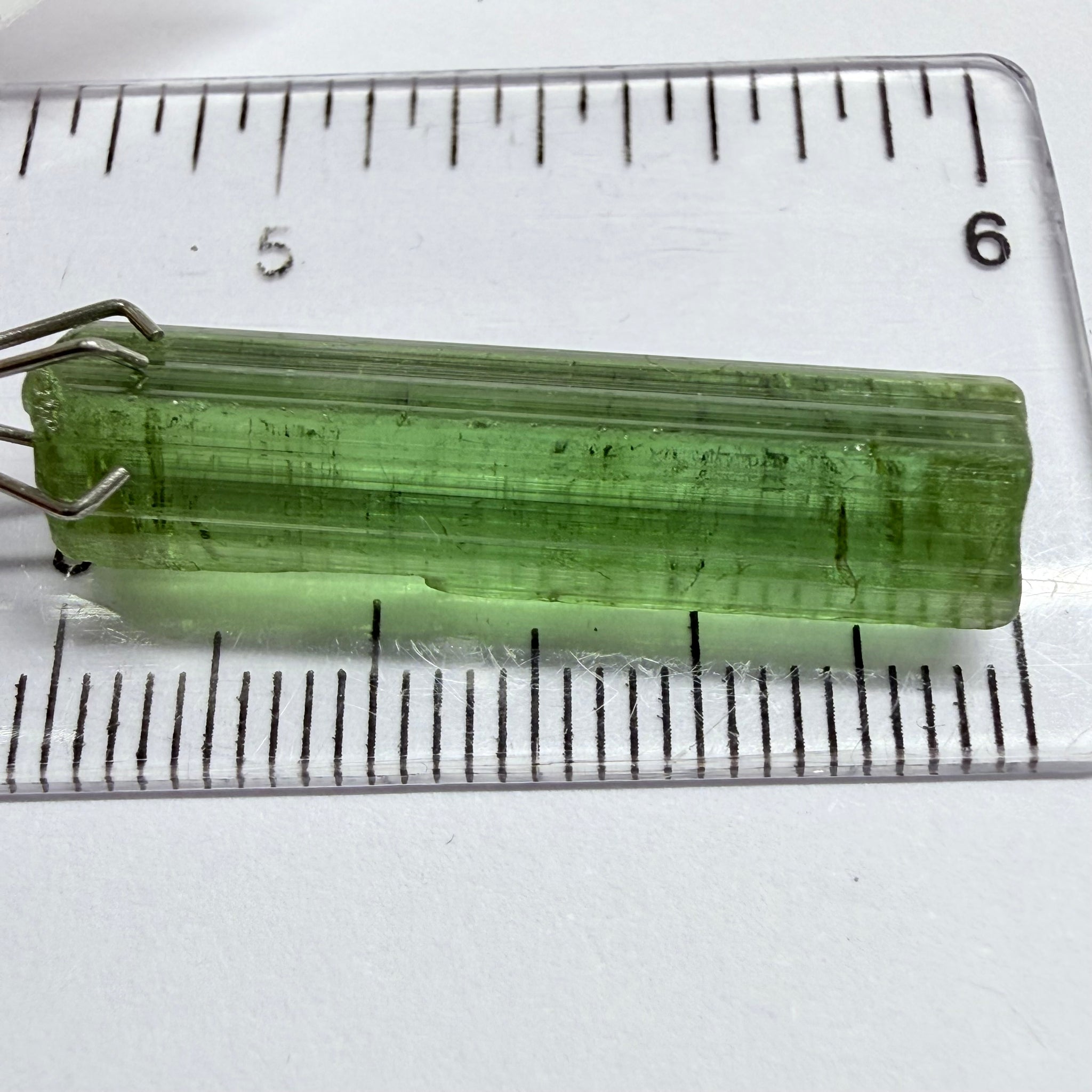 Congo Tourmaline, 14.88ct, Untreated Unheated, si, cut with inclusions