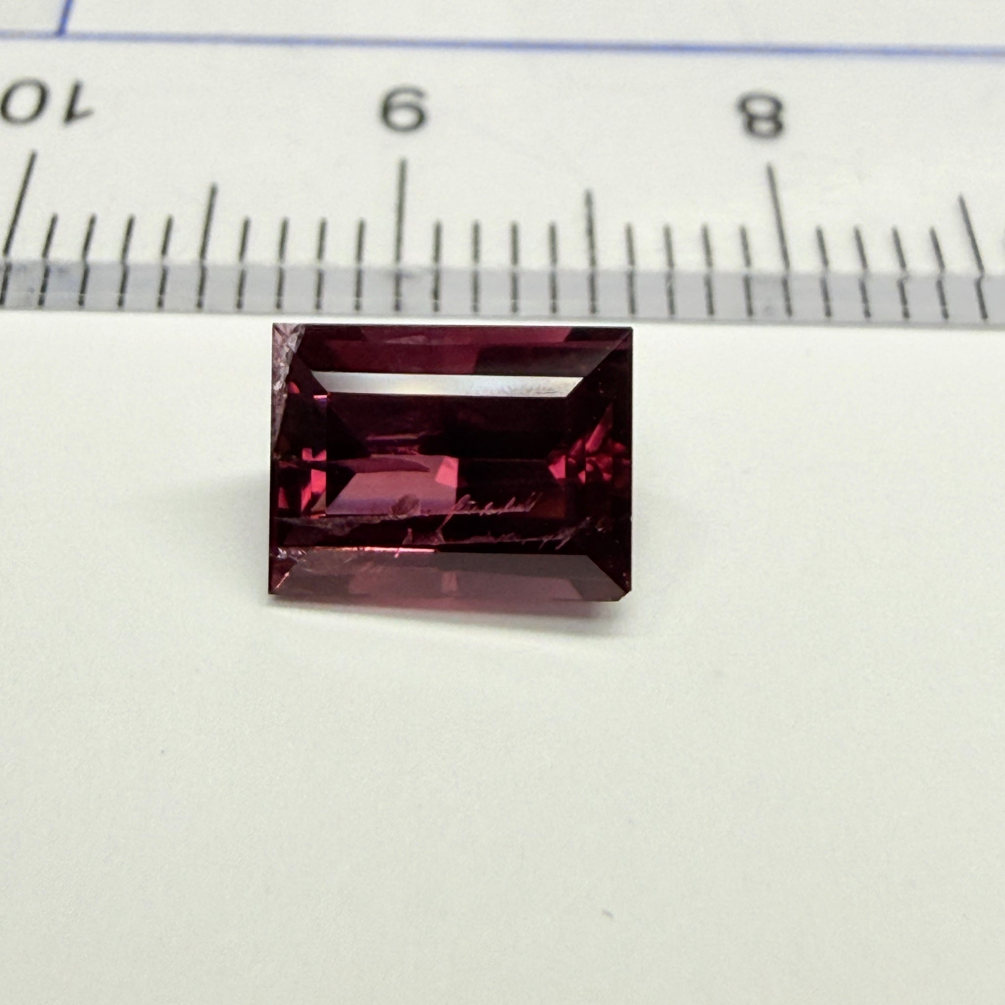 Mahenge Spinel, looks like there is something written inside it, it’s a natural inclusion though, 1.92ct, Mahenge, Tanzania, Untreated Unheated