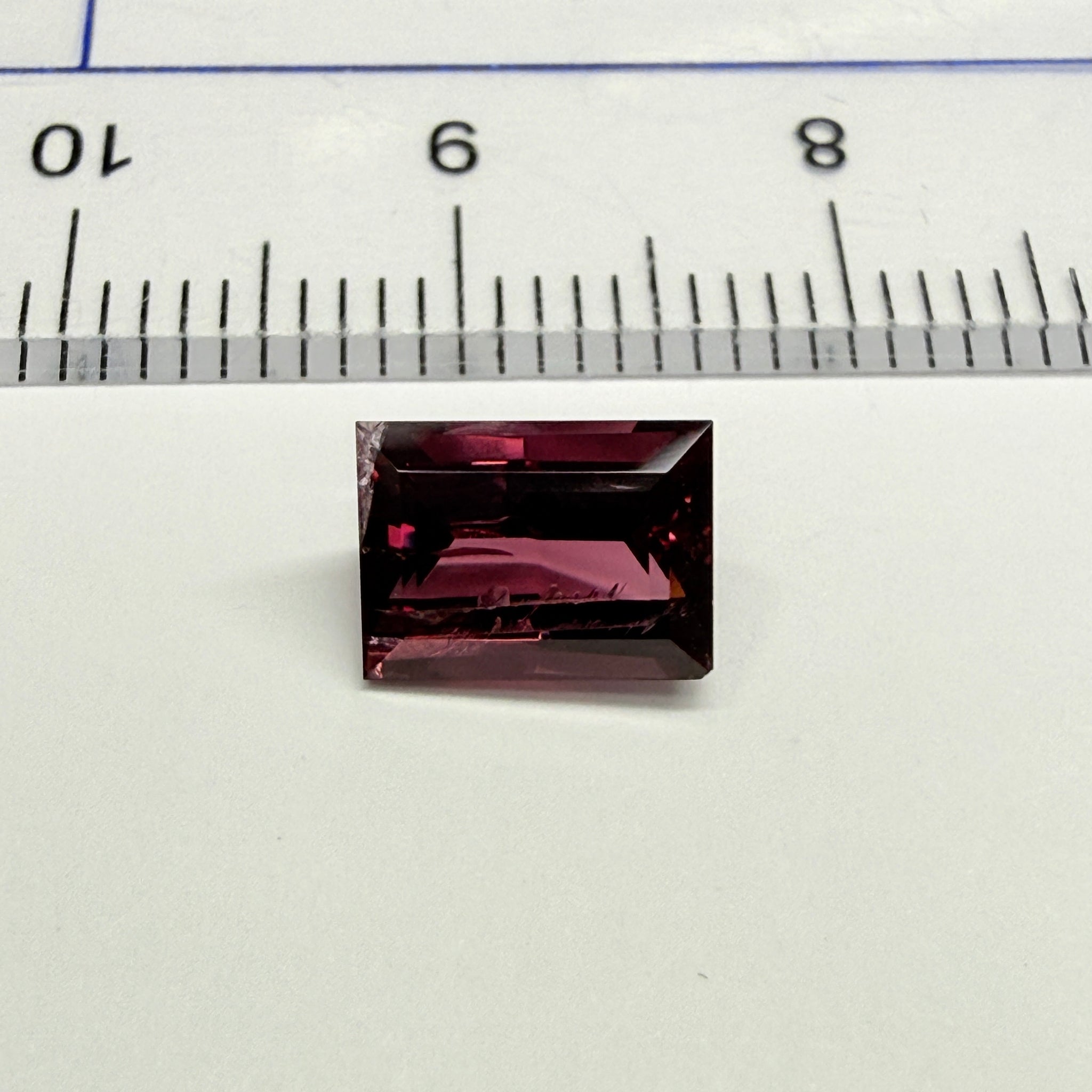 Mahenge Spinel, looks like there is something written inside it, it’s a natural inclusion though, 1.92ct, Mahenge, Tanzania, Untreated Unheated