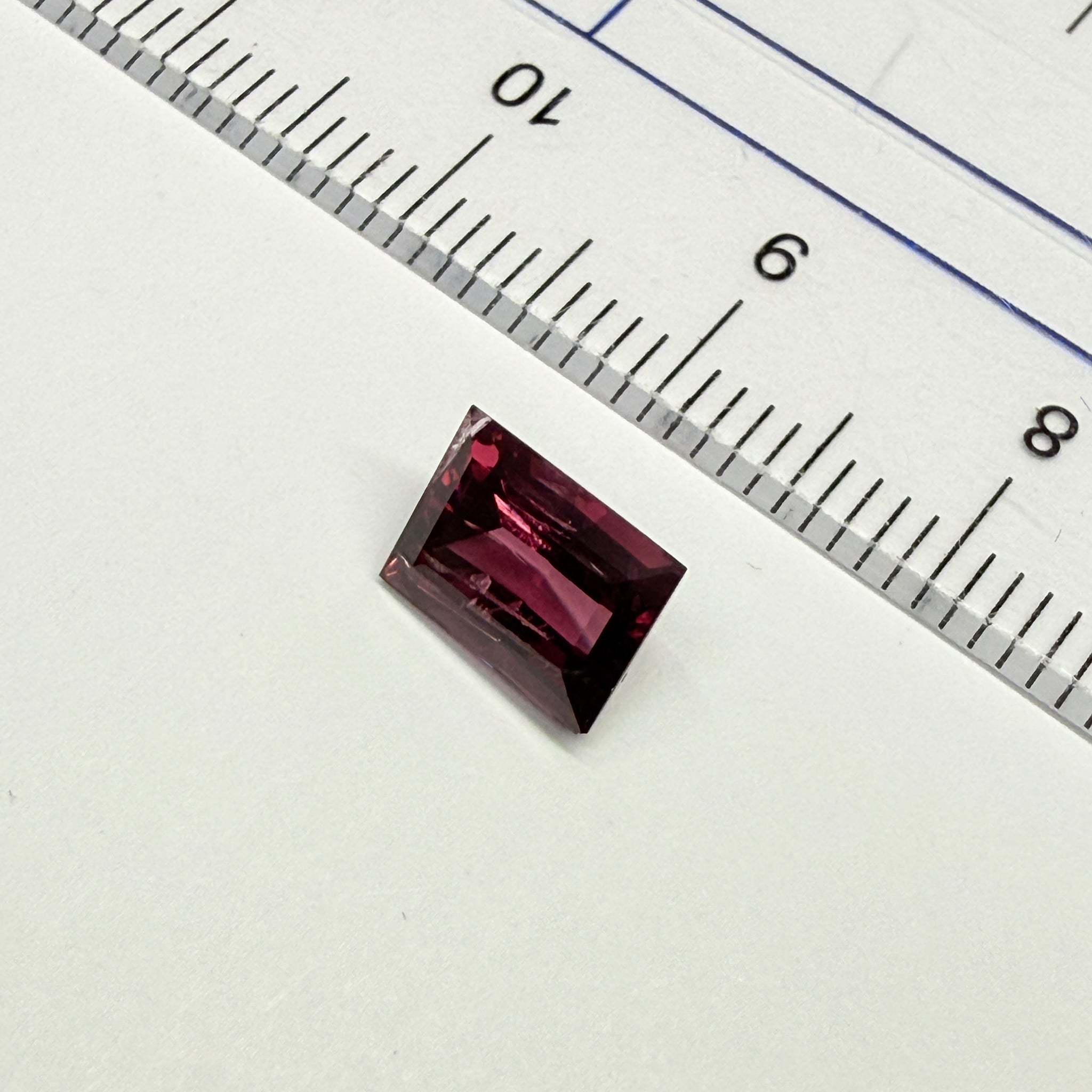 Mahenge Spinel, looks like there is something written inside it, it’s a natural inclusion though, 1.92ct, Mahenge, Tanzania, Untreated Unheated