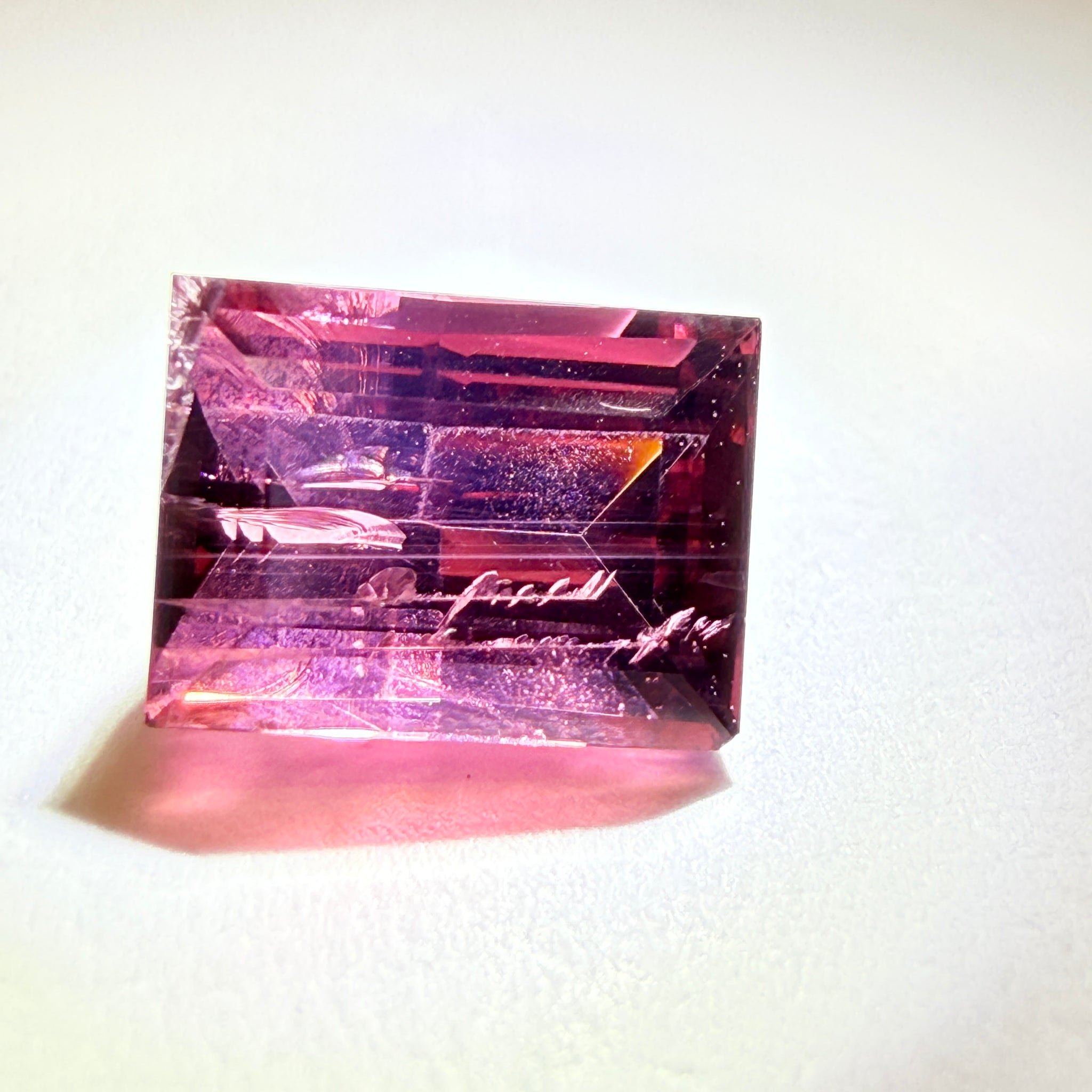 Mahenge Spinel, looks like there is something written inside it, it’s a natural inclusion though, 1.92ct, Mahenge, Tanzania, Untreated Unheated