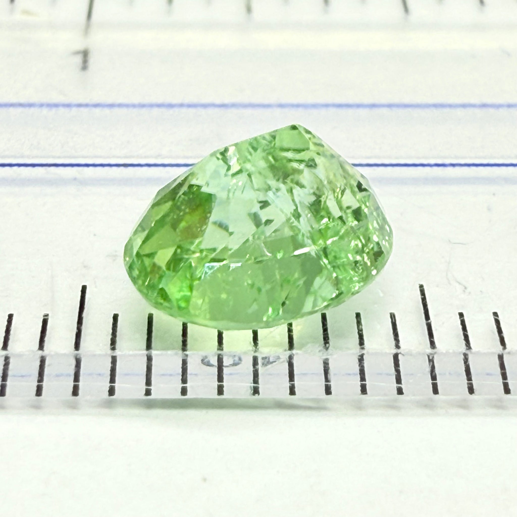 Tourmaline, 1.70ct, Mozambique, Untreated Unheated, heavily included but beautiful colour, see the side photos too