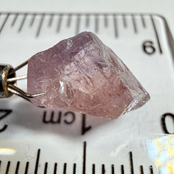Umba Sapphire, 6.80ct, Umba Valley, Tanzania, Untreated Unheated. Slight ‘gunk’ on one end will grind off on pre-form, rest vvs