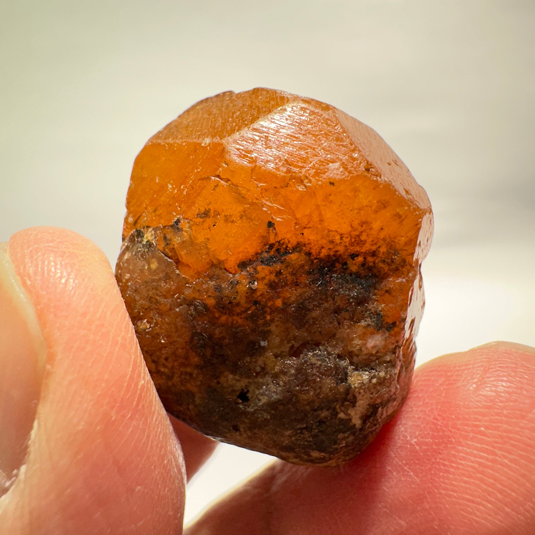 Mandarin Spessartite Garnet Crystal, 120.21ct, Loliondo, Tanzania, Untreated Unheated