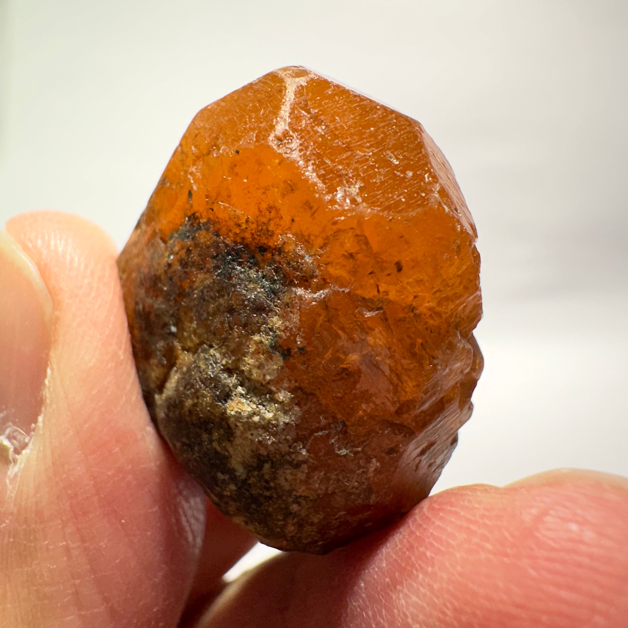 Mandarin Spessartite Garnet Crystal, 120.21ct, Loliondo, Tanzania, Untreated Unheated