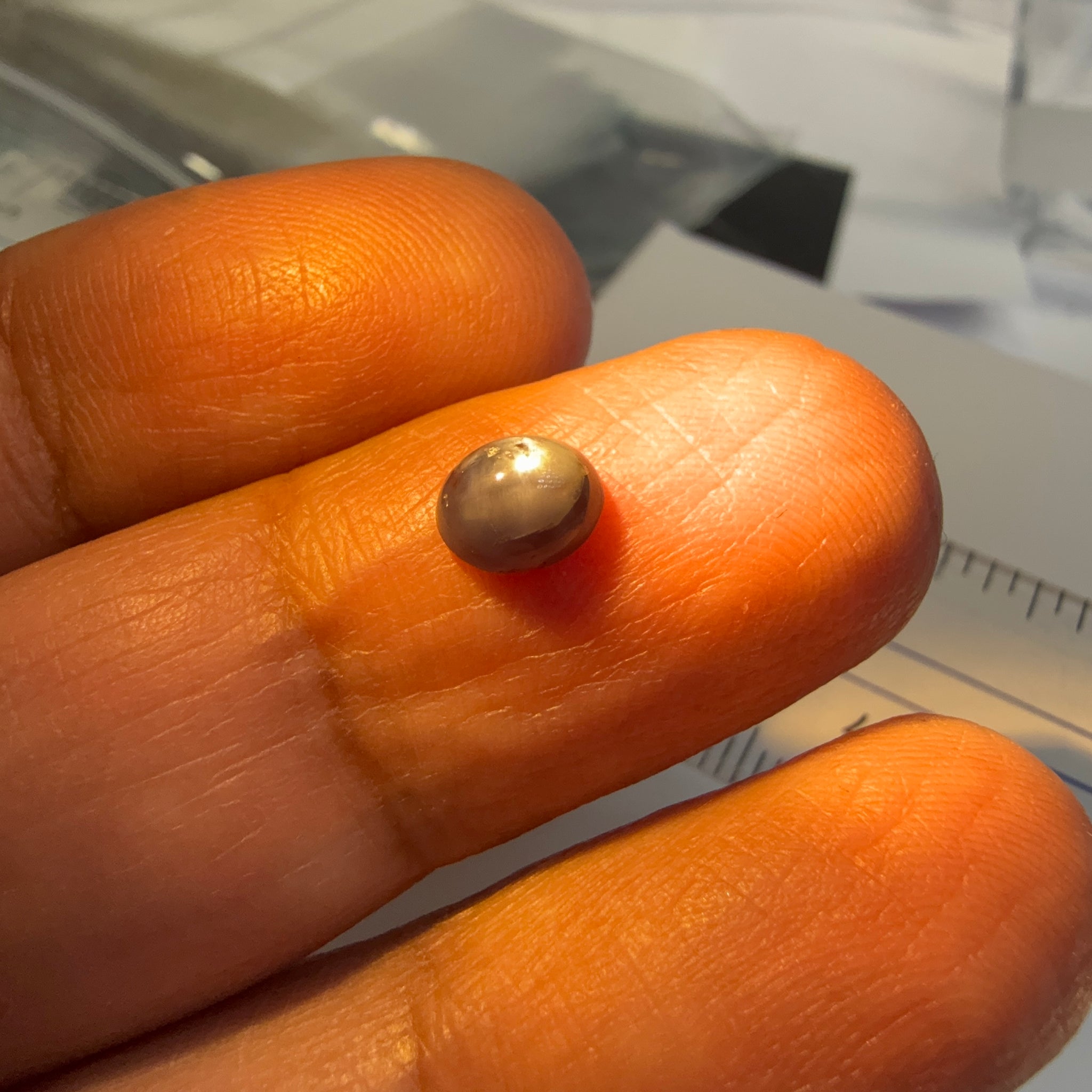 Cats-Eye Alexandrite (very slight partial cats-eye effect), 1.00ct, Manyara, Tanzania, Untreated Unheated