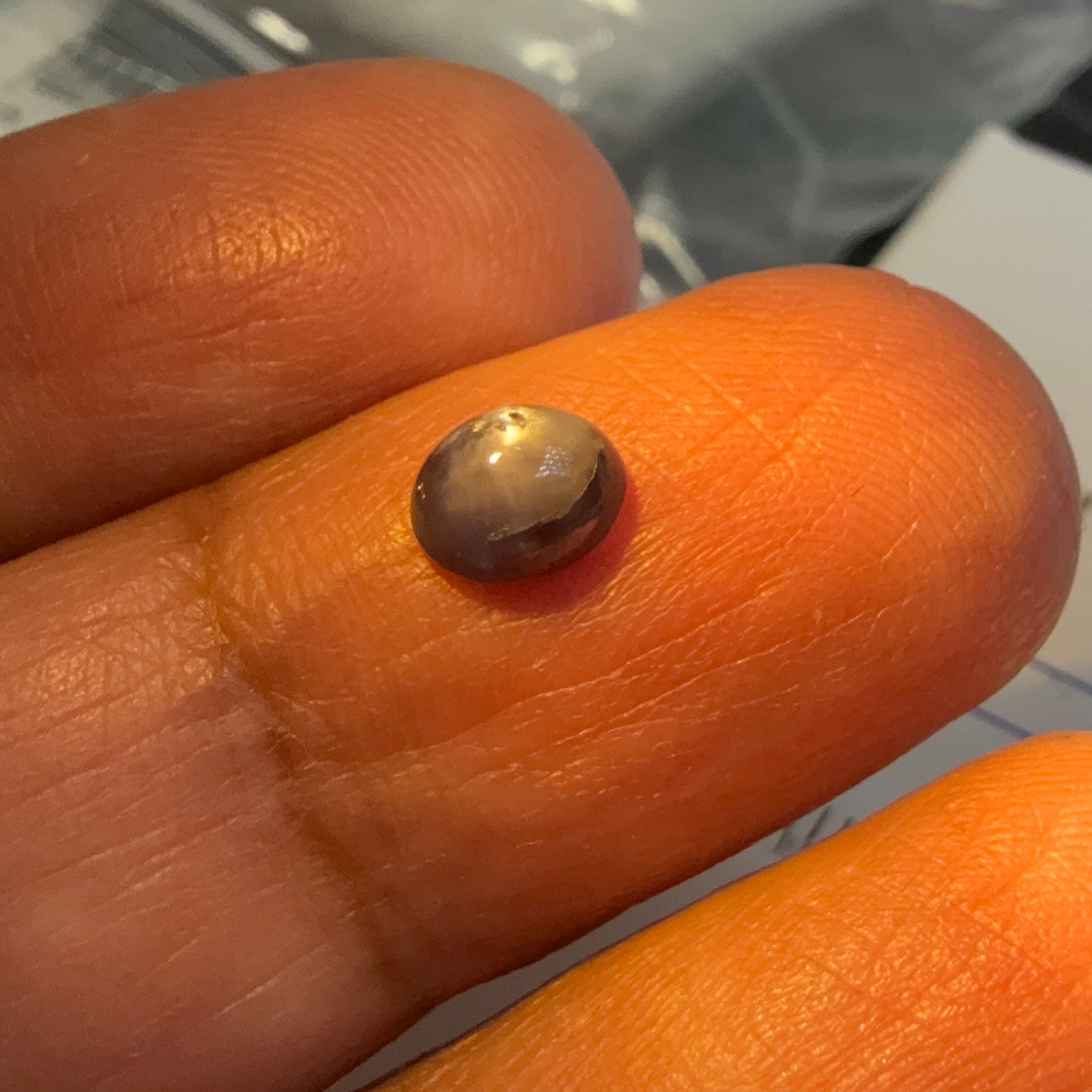 Cats-Eye Alexandrite (very slight partial cats-eye effect), 1.00ct, Manyara, Tanzania, Untreated Unheated