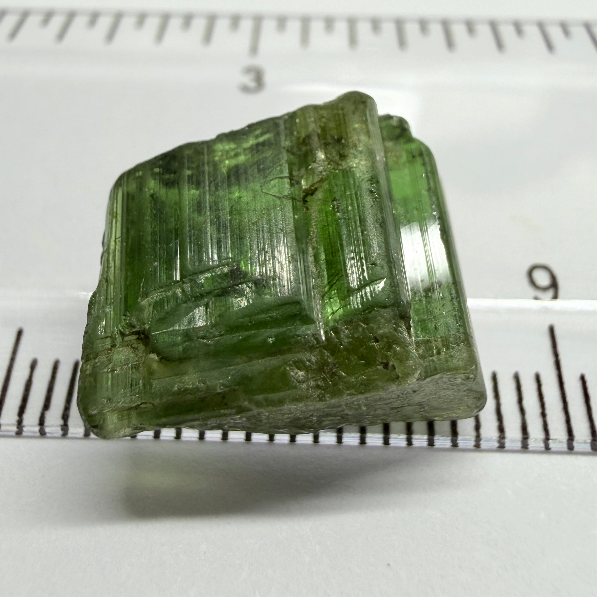 Congo Tourmaline Crystal, 16.23ct, Untreated Unheated, included stone