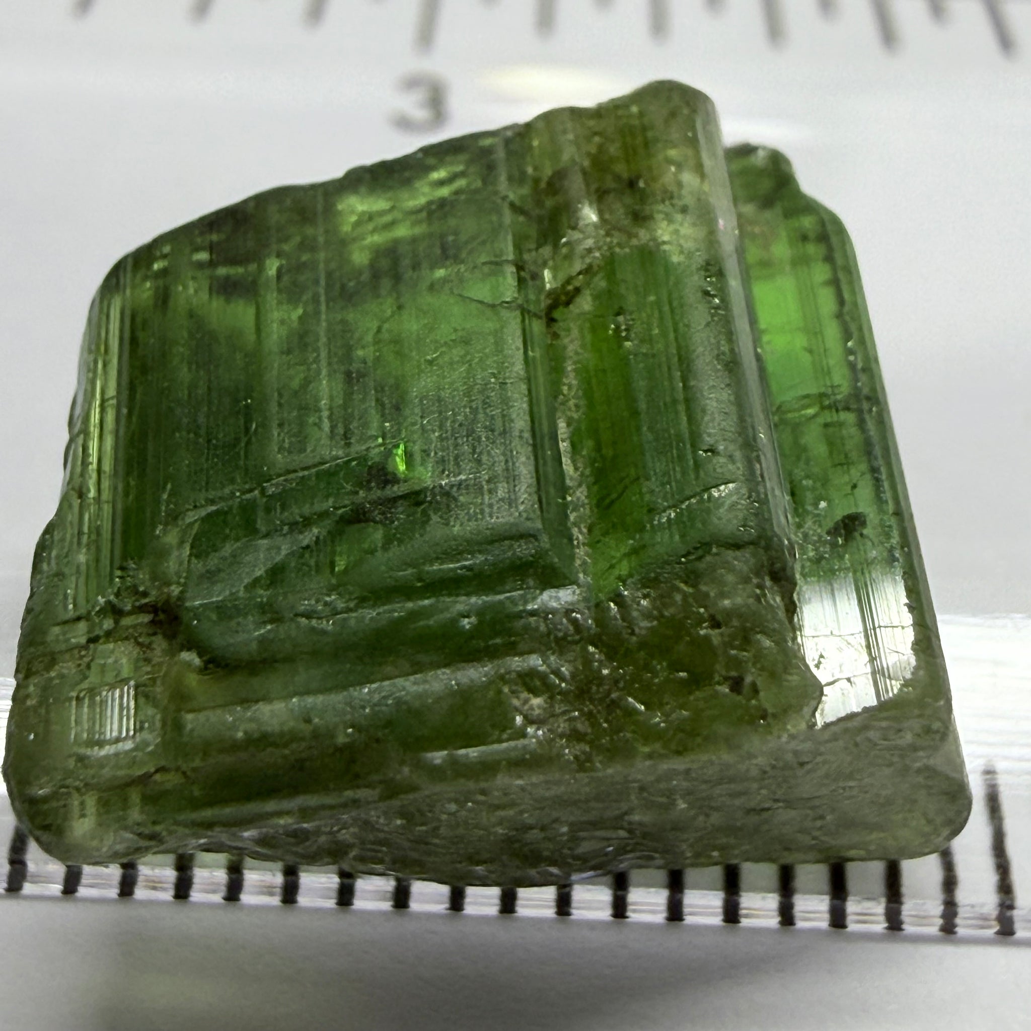 Congo Tourmaline Crystal, 16.23ct, Untreated Unheated, included stone