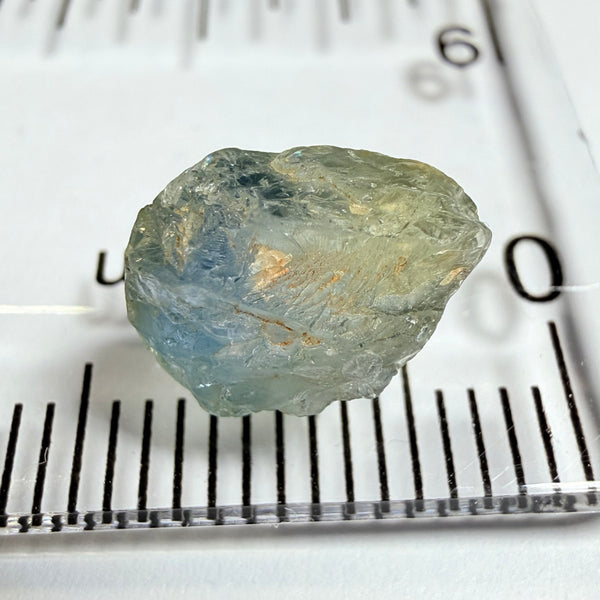 Umba Sapphire, 4.03ct, Umba Valley, Tanzania, Untreated Unheated. Slight sugary type inclusions through the stone