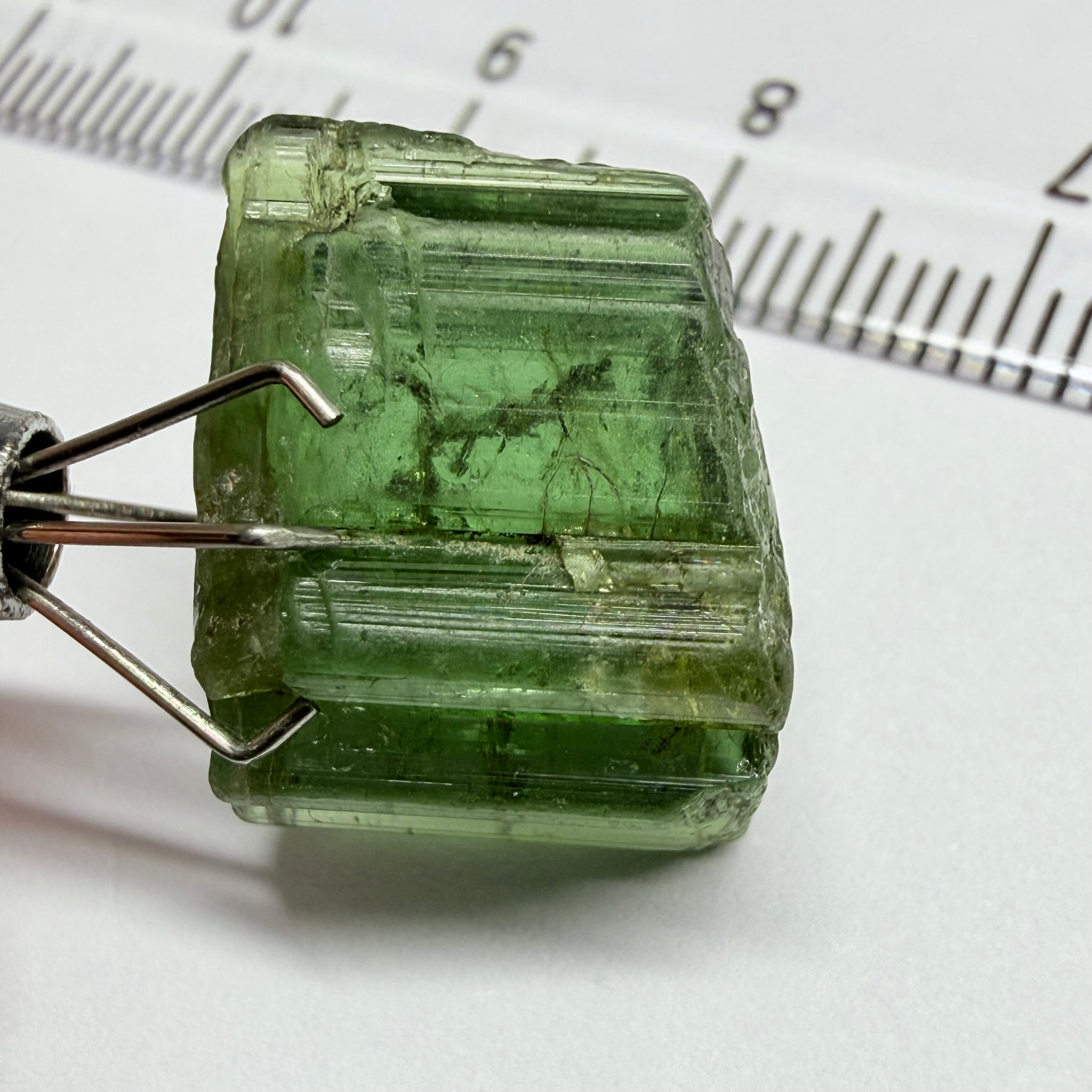 Congo Tourmaline Crystal, 16.23ct, Untreated Unheated, included stone