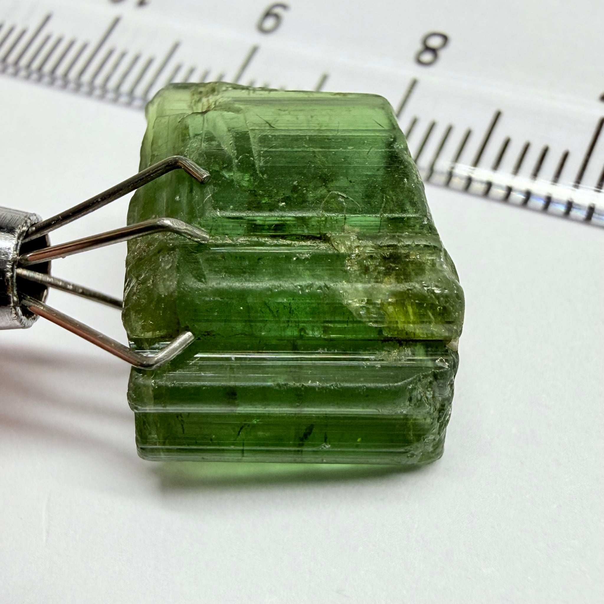 Congo Tourmaline Crystal, 16.23ct, Untreated Unheated, included stone
