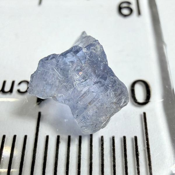 Umba Sapphire, 2.87ct, Umba Valley, Tanzania, Untreated Unheated. Si and complicated shape