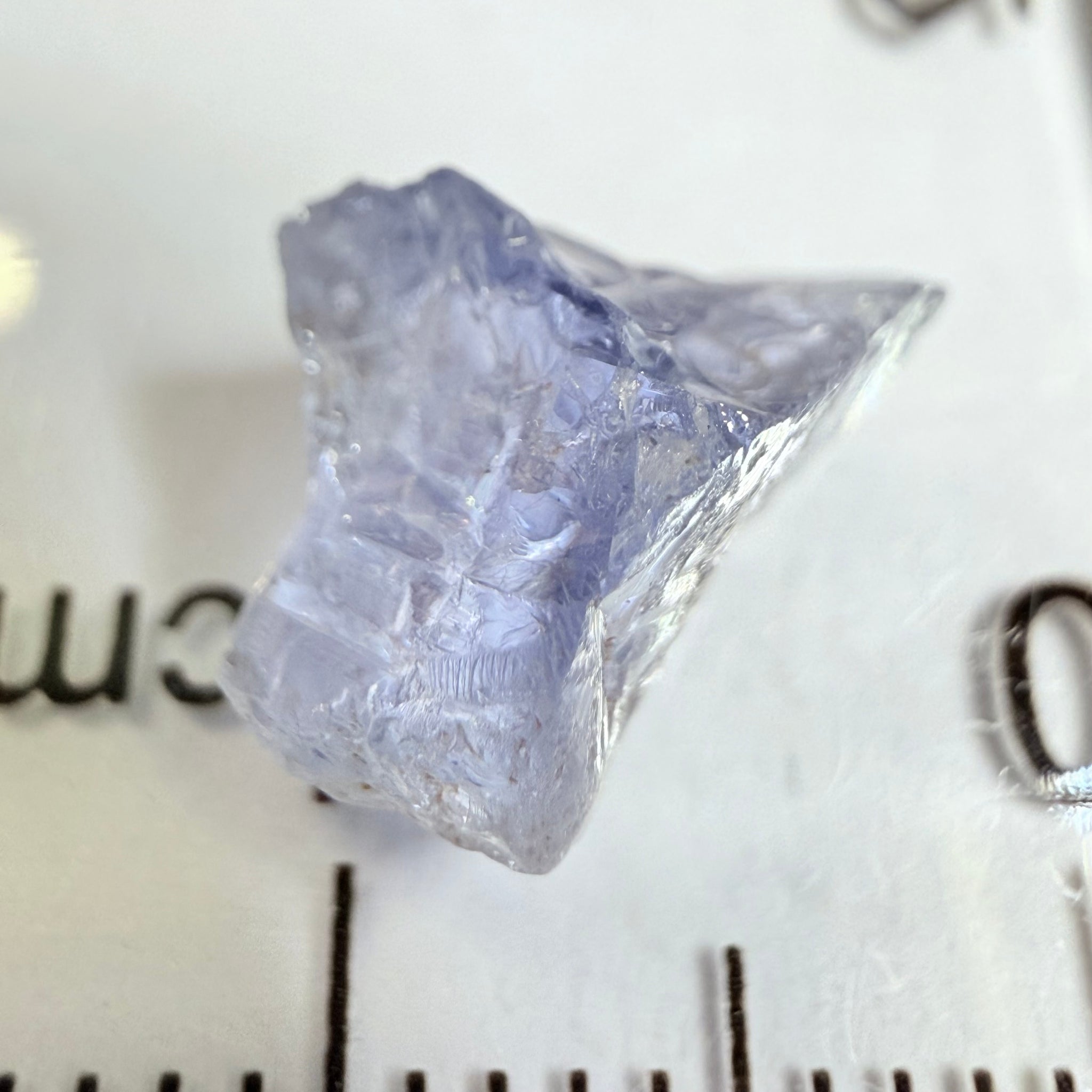 Umba Sapphire, 2.87ct, Umba Valley, Tanzania, Untreated Unheated. Si and complicated shape