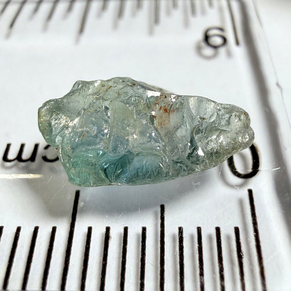 Umba Sapphire, 3.25ct, Umba Valley, Tanzania, Untreated Unheated. vvs, flat shape