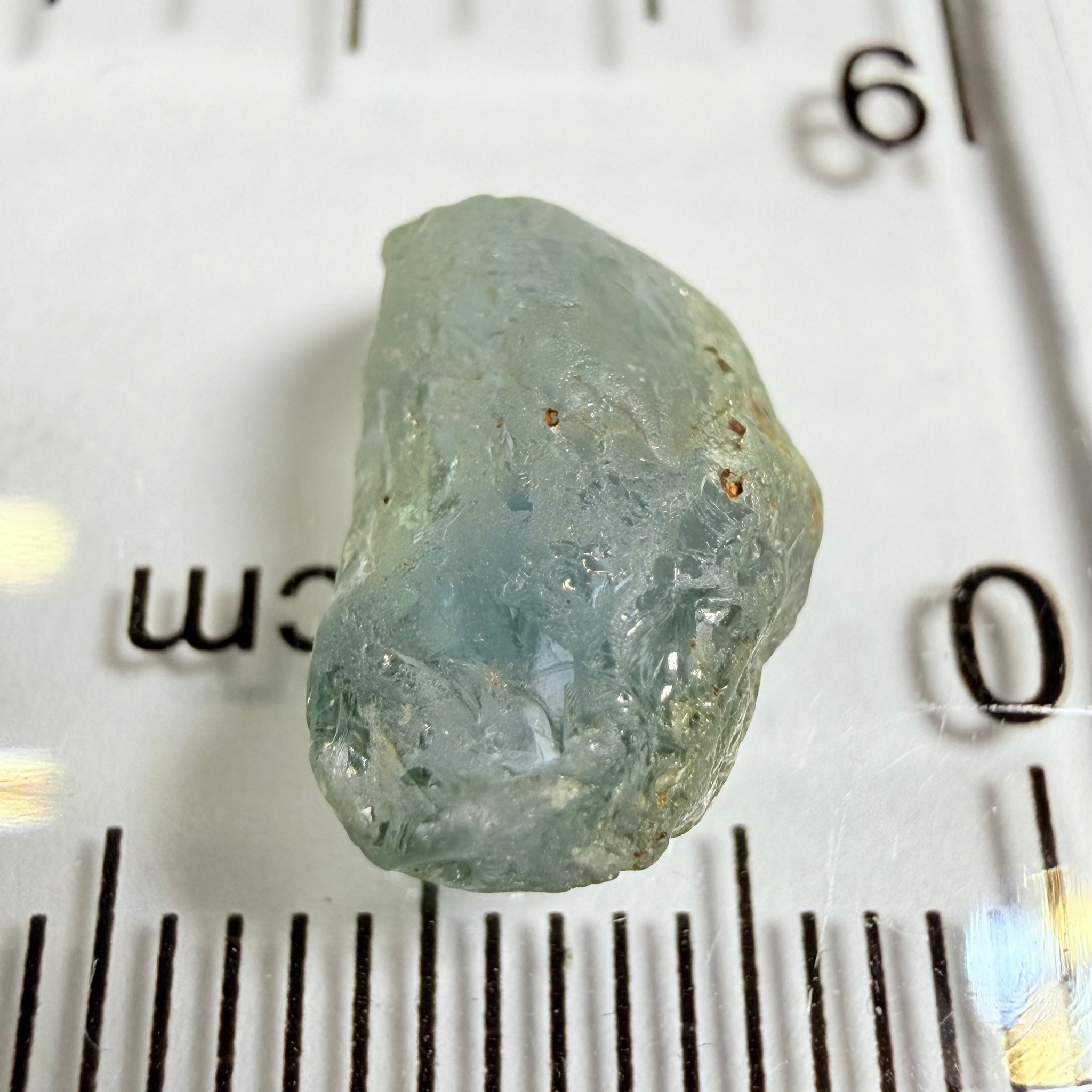 Umba Sapphire, 4.16ct, Umba Valley, Tanzania, Untreated Unheated. Small, white crystal inclusions through the stone, flat shape