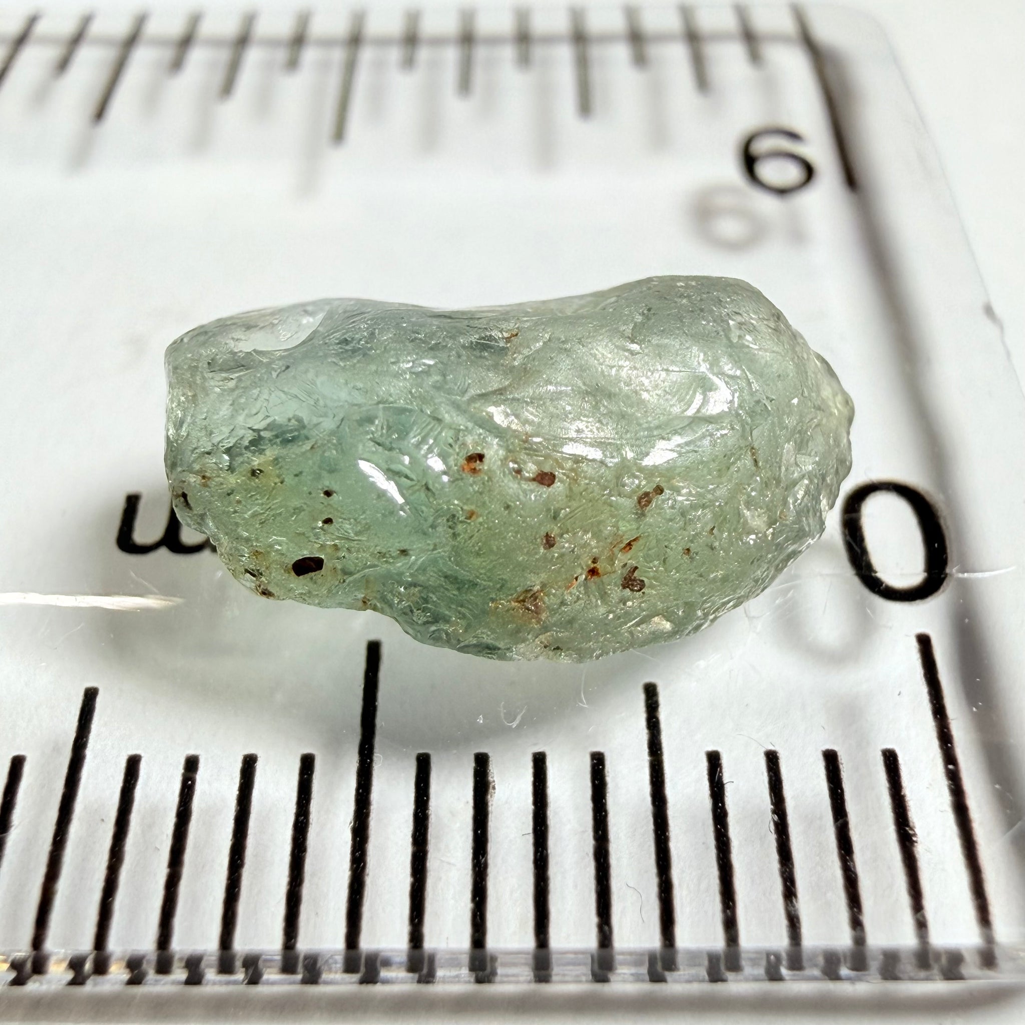 Umba Sapphire, 4.16ct, Umba Valley, Tanzania, Untreated Unheated. Small, white crystal inclusions through the stone, flat shape