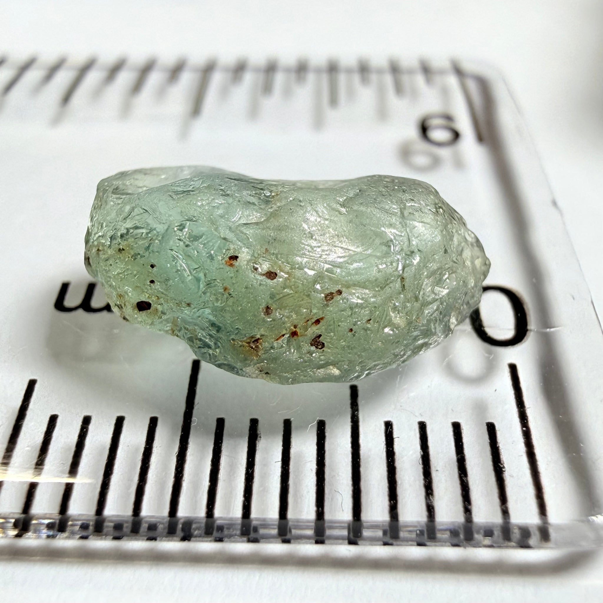 Umba Sapphire, 4.16ct, Umba Valley, Tanzania, Untreated Unheated. Small, white crystal inclusions through the stone, flat shape