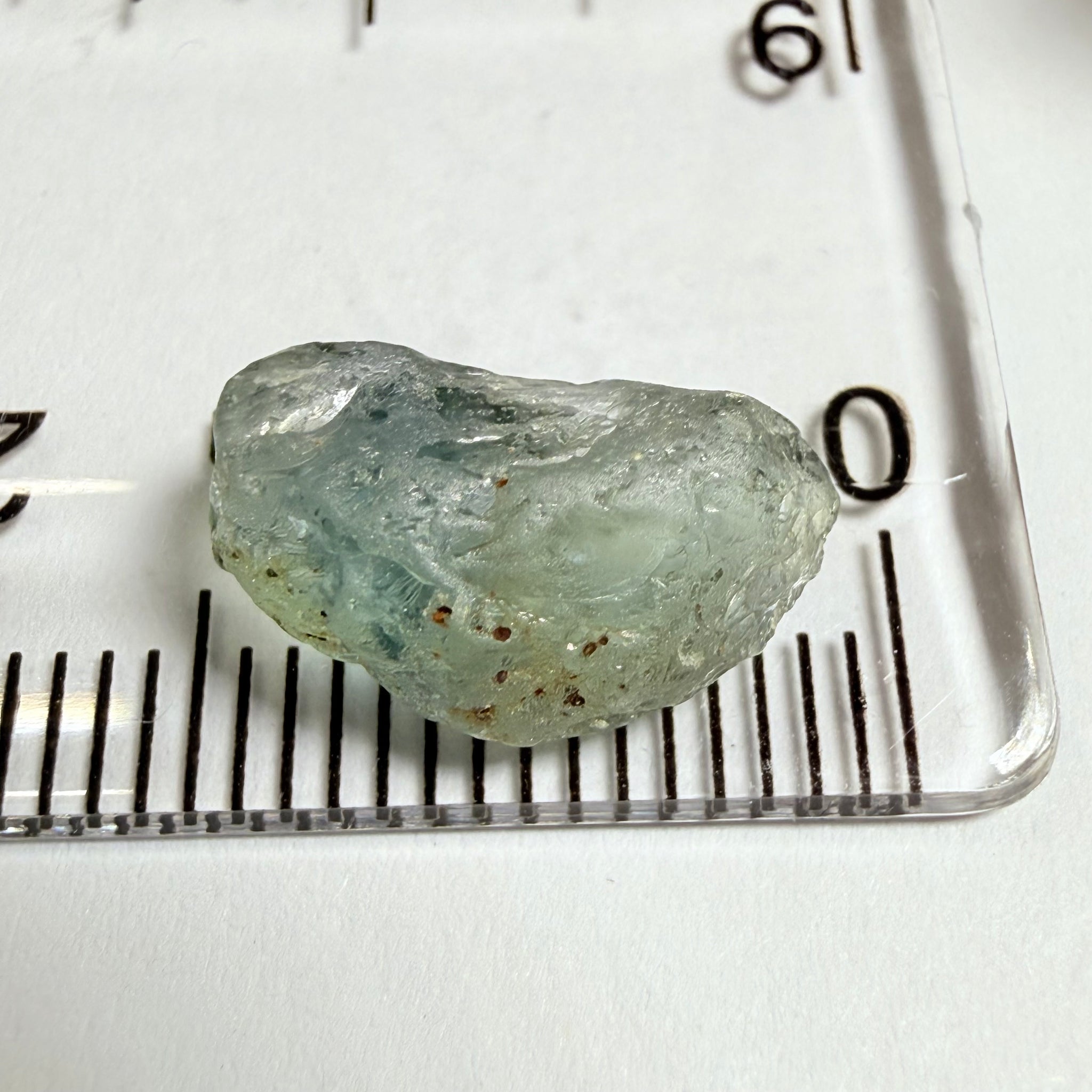 Umba Sapphire, 4.16ct, Umba Valley, Tanzania, Untreated Unheated. Small, white crystal inclusions through the stone, flat shape