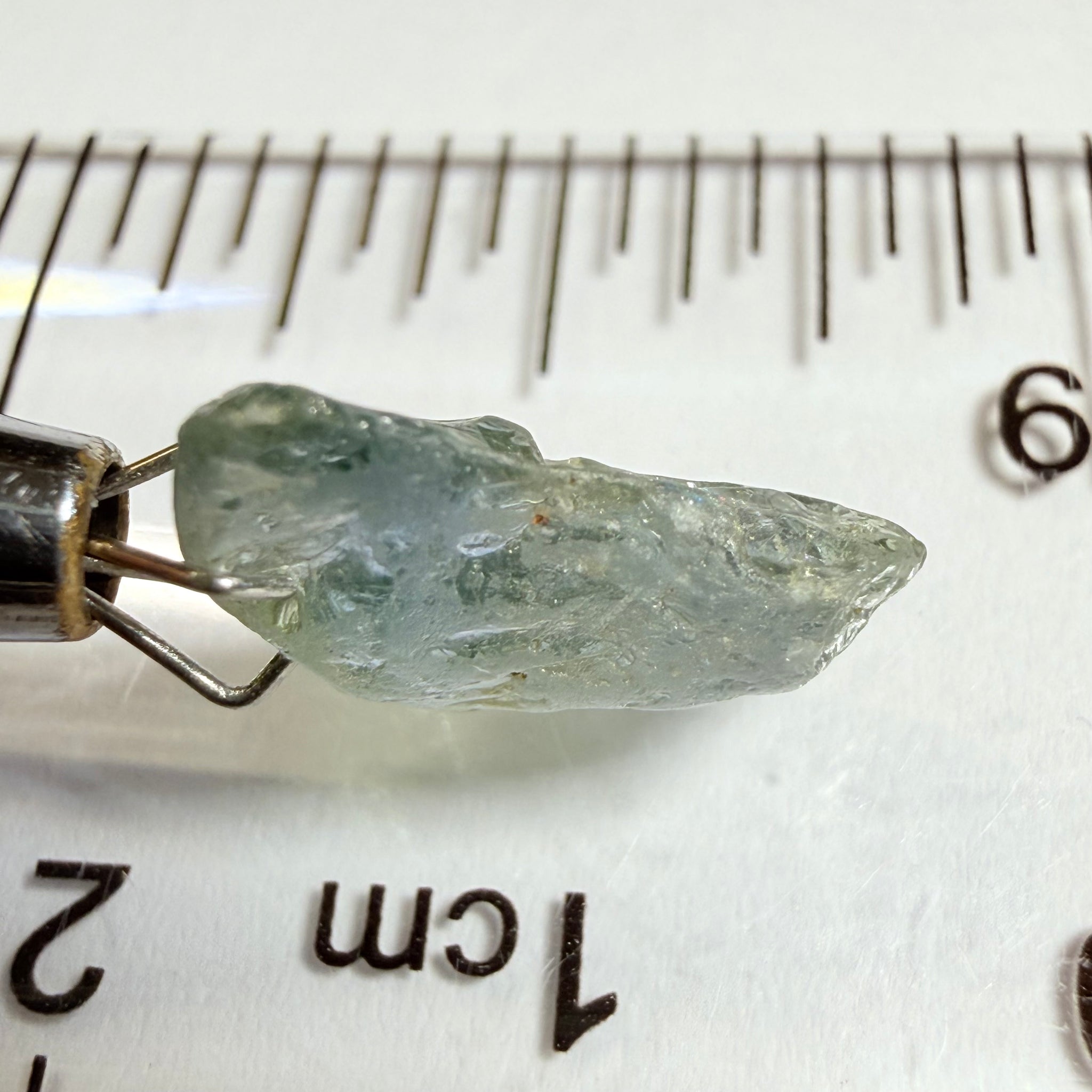 Umba Sapphire, 4.16ct, Umba Valley, Tanzania, Untreated Unheated. Small, white crystal inclusions through the stone, flat shape