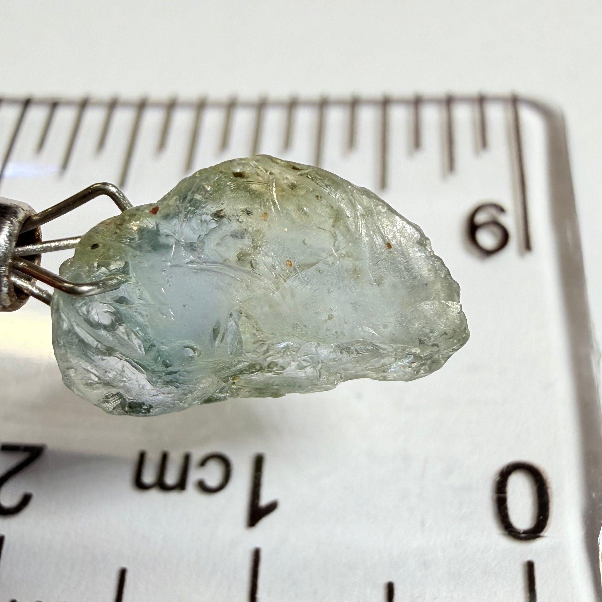 Umba Sapphire, 4.16ct, Umba Valley, Tanzania, Untreated Unheated. Small, white crystal inclusions through the stone, flat shape