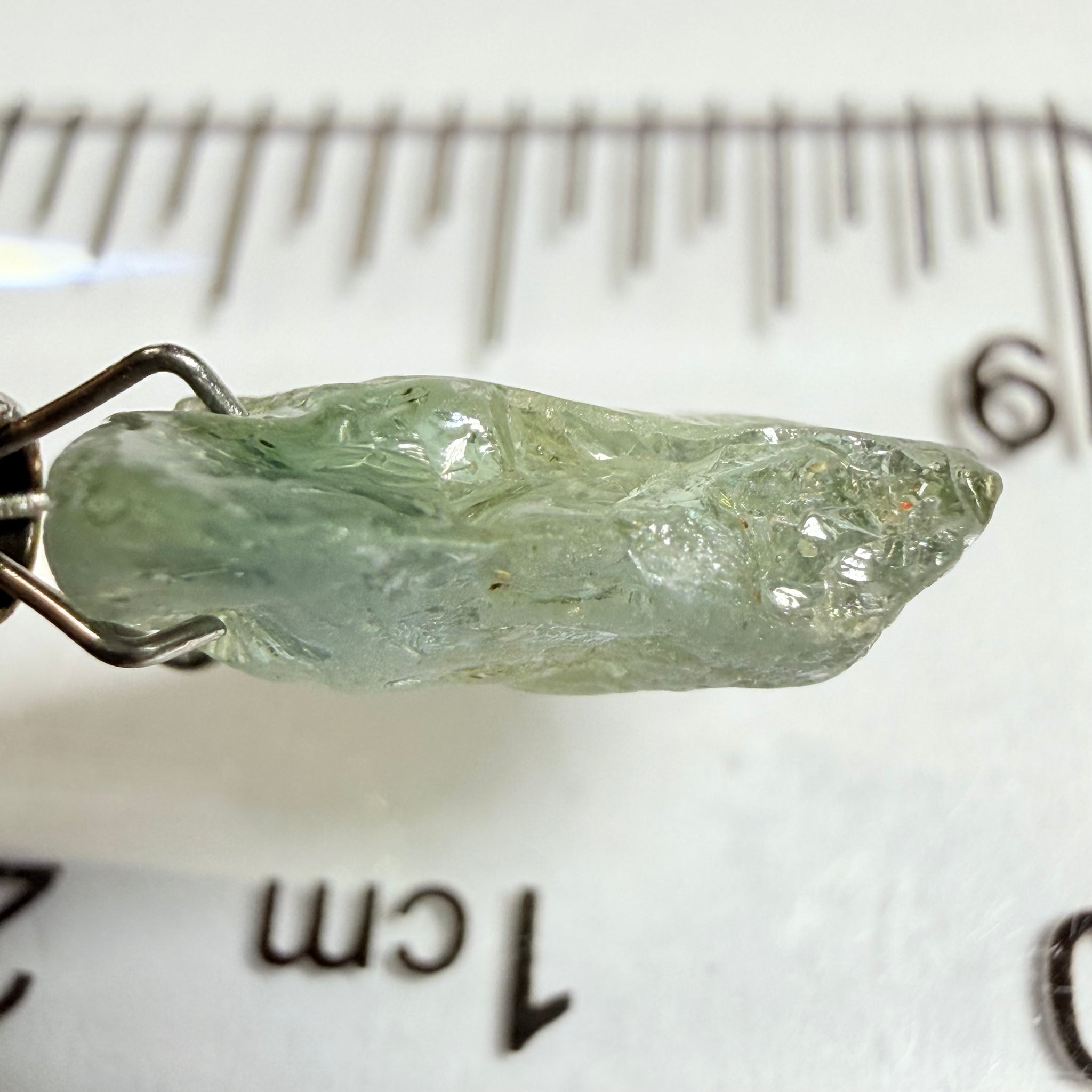 Umba Sapphire, 4.16ct, Umba Valley, Tanzania, Untreated Unheated. Small, white crystal inclusions through the stone, flat shape