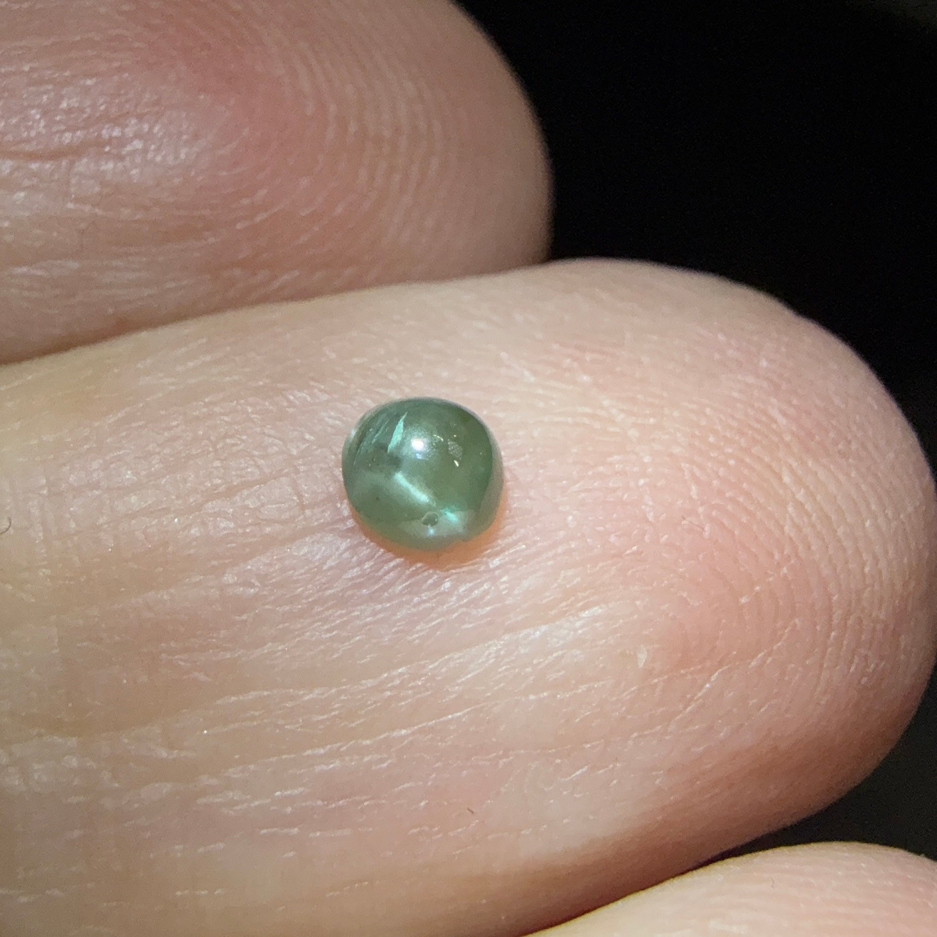 Cats-Eye Alexandrite (very slight partial cats-eye effect), 0.25ct, Manyara, Tanzania, Untreated Unheated