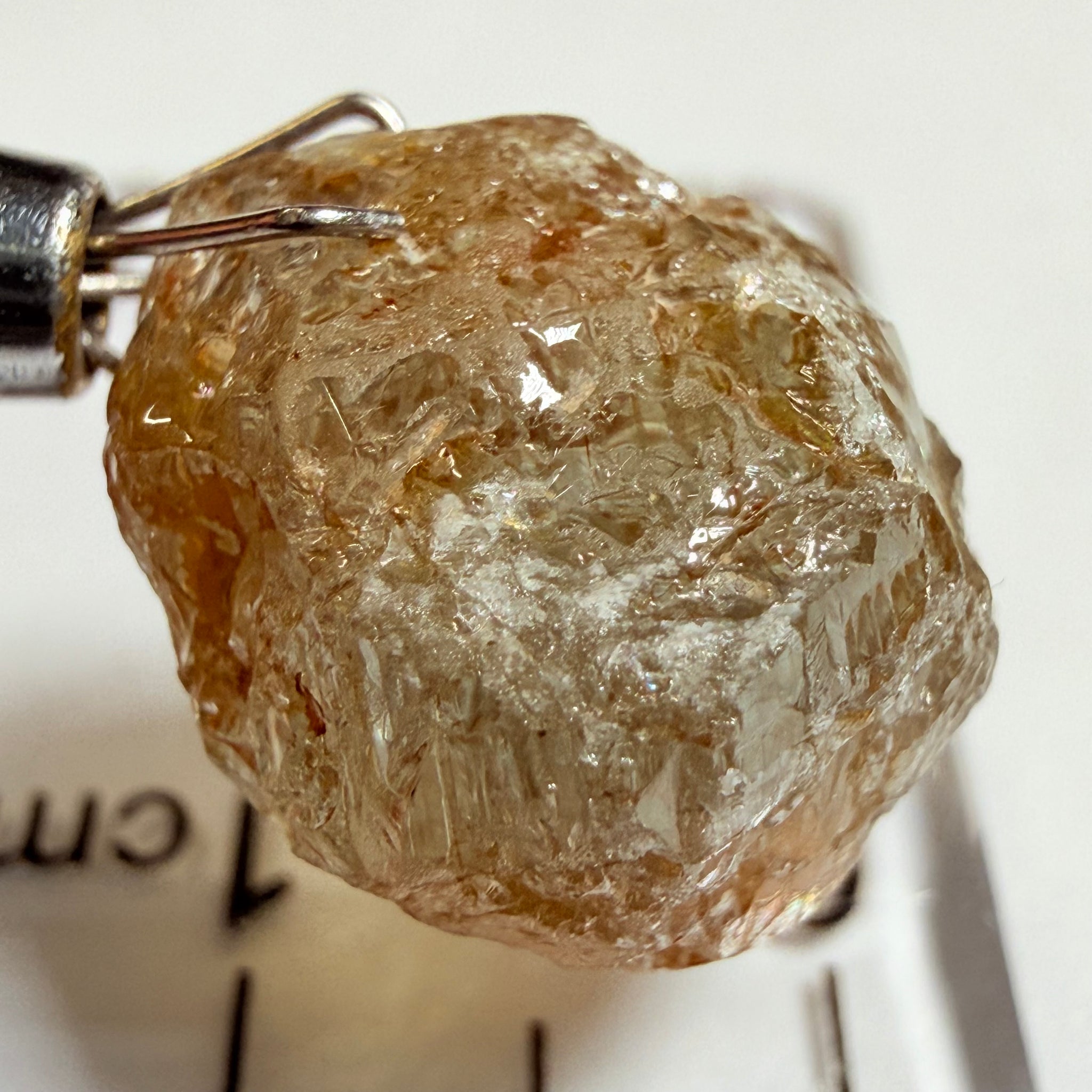 Umba Sapphire, 14.22ct, Umba Valley, Tanzania, Untreated Unheated. Very slight inclusion on the outside skin that will need to be removed before faceting, rest are needles, see videos backlit